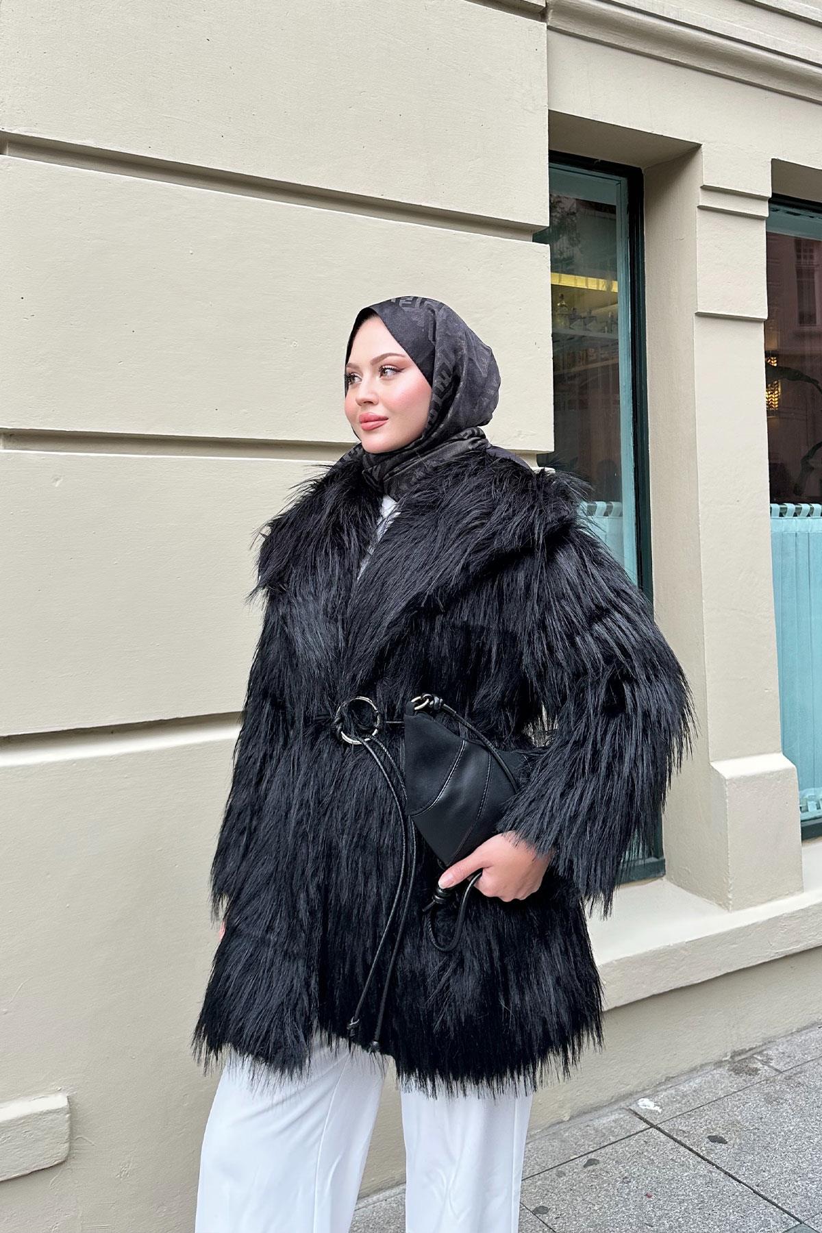 Halka Kemer Detay Kaban Siyah