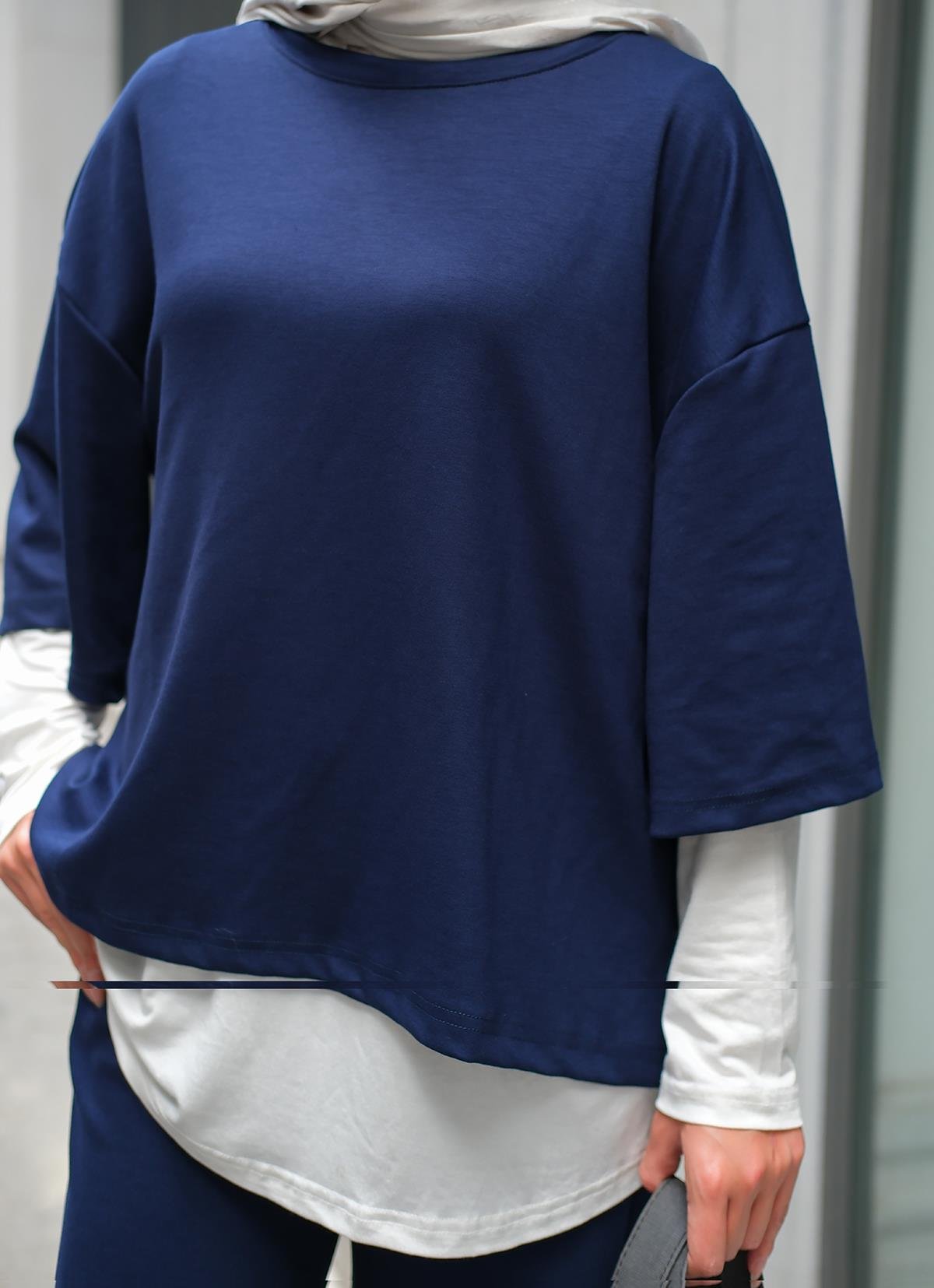 İç Badili Üçlü Takım Lacivert