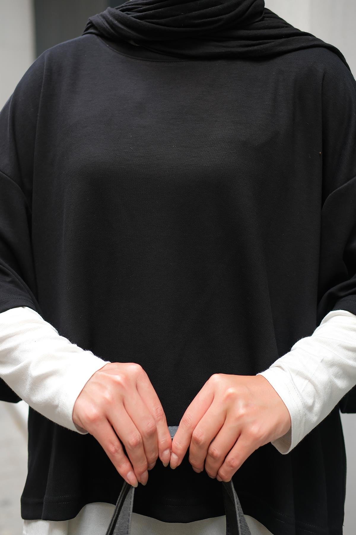 İç Badili Üçlü Takım Siyah