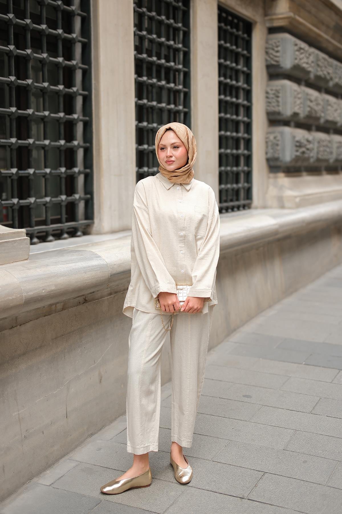 Kaesta Keten Takım Taş