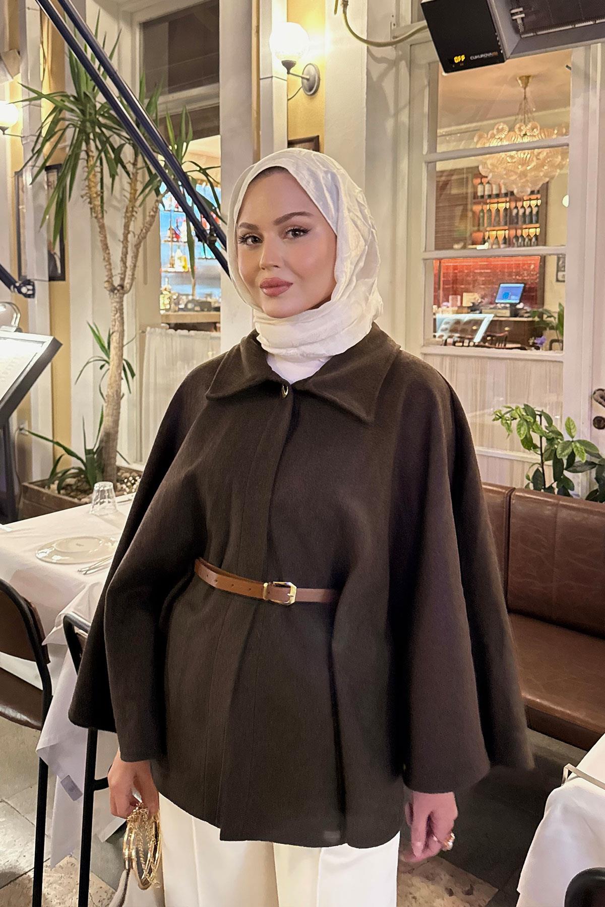 Kemer Detaylı Panço Kahverengi