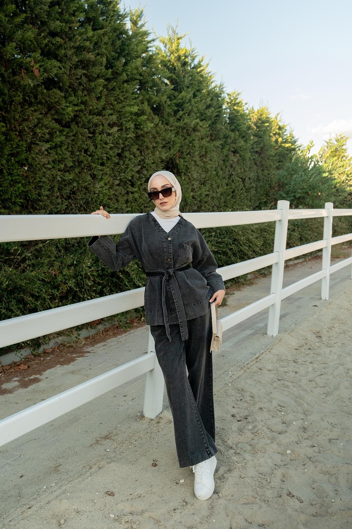 Kemerli Kot Takım Füme