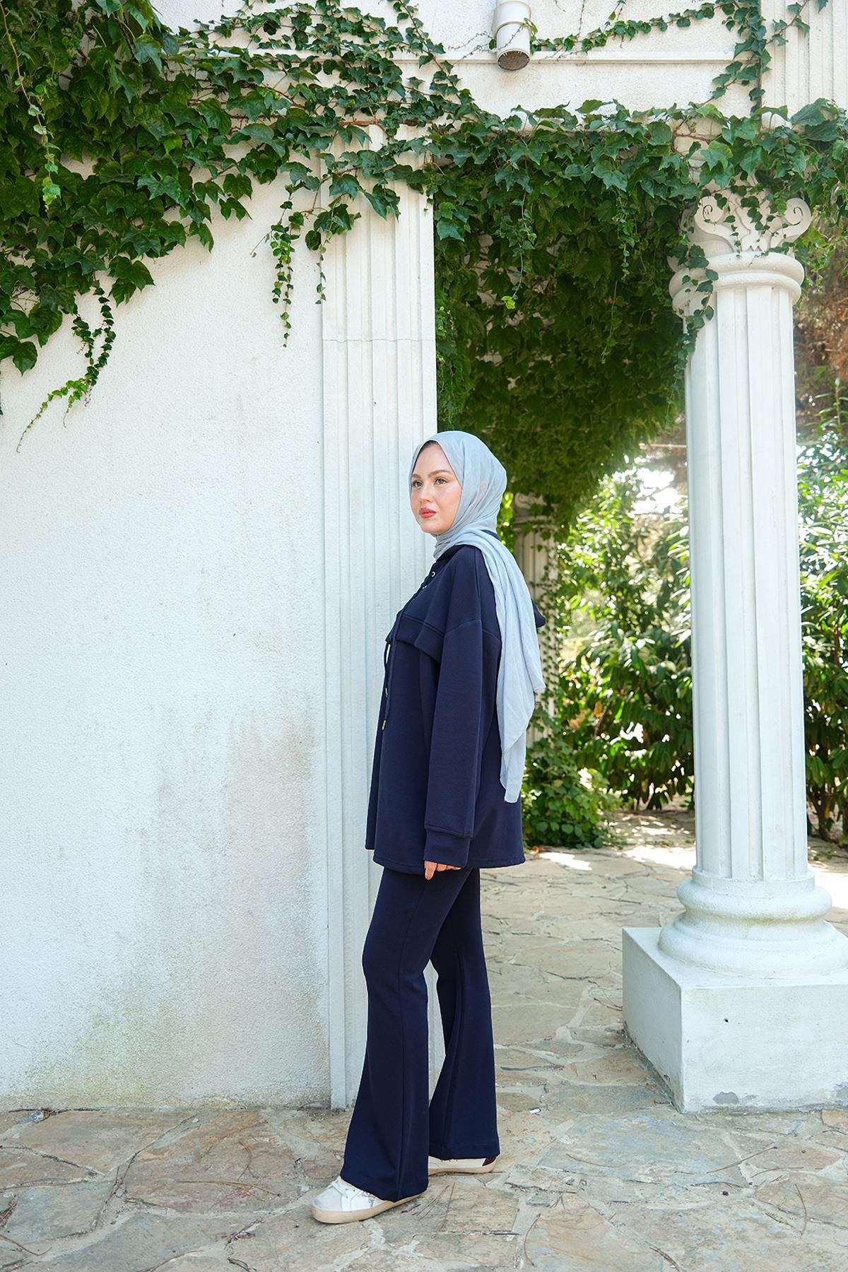 Kordonlu Takım Lacivert