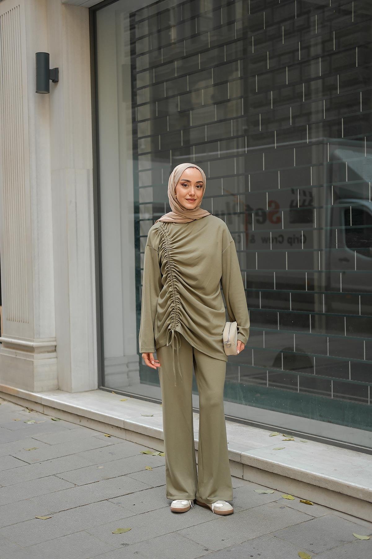 Lastik Detay İkili Takım Yeşil