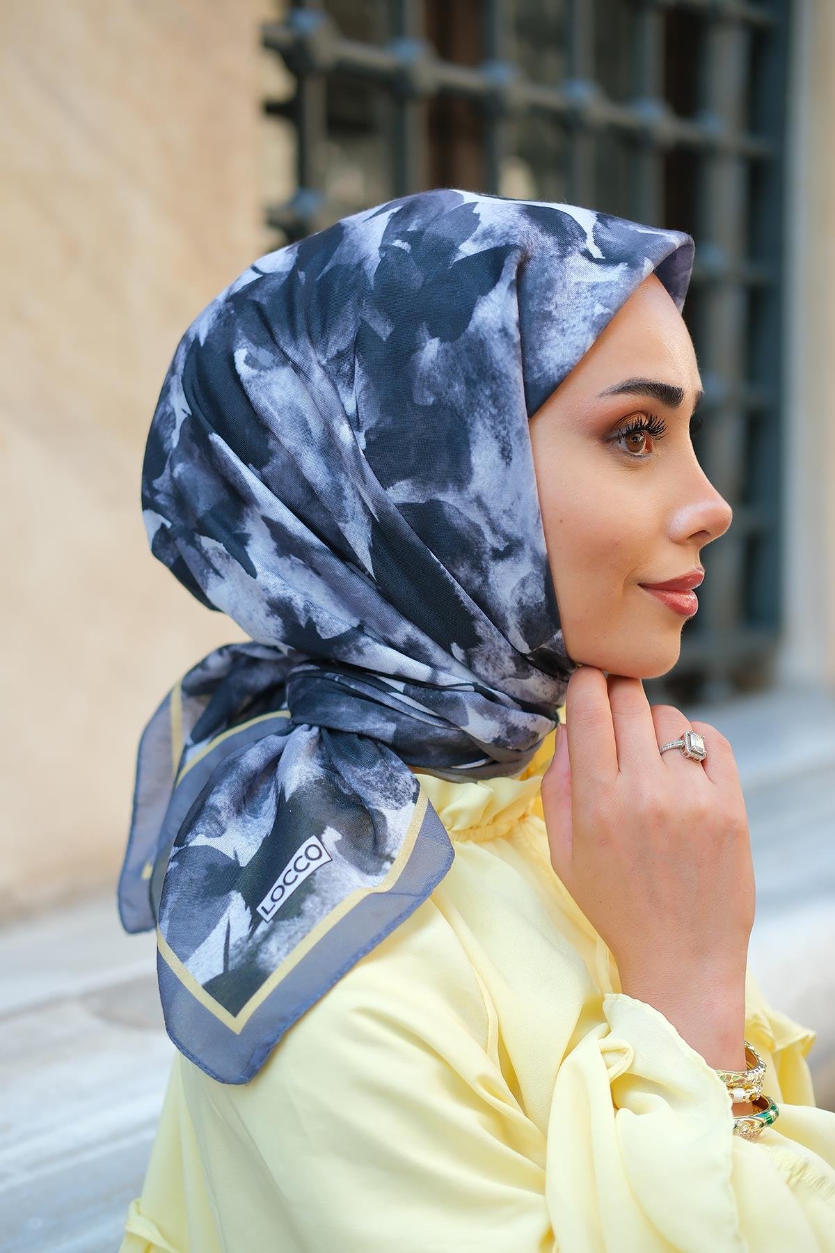 Lavanta Soft Eşarp Füme