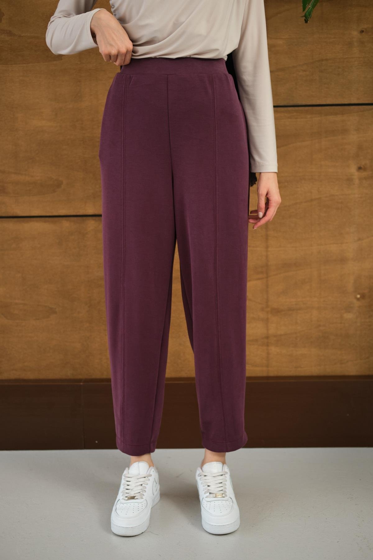 Modal Pantolon Mürdüm