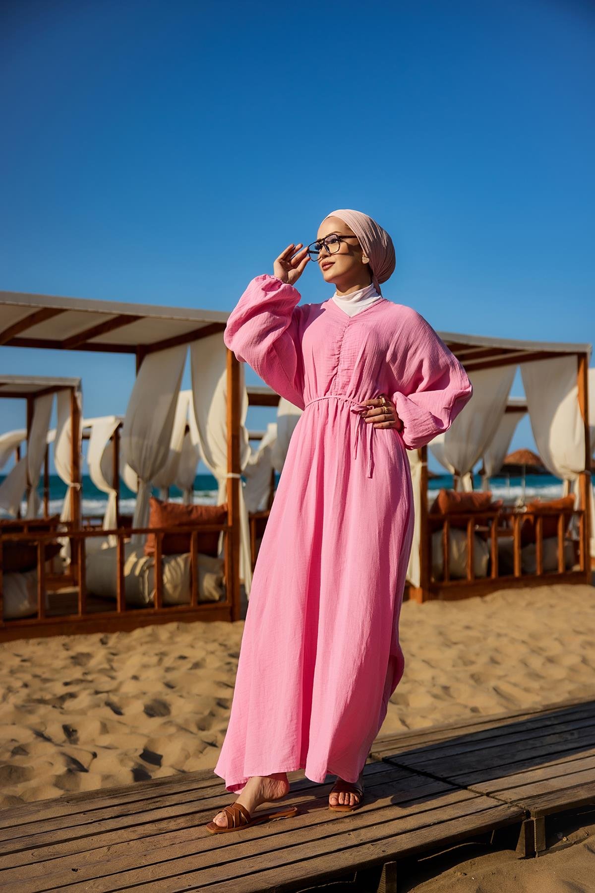 Olivia Elbise Fuşya