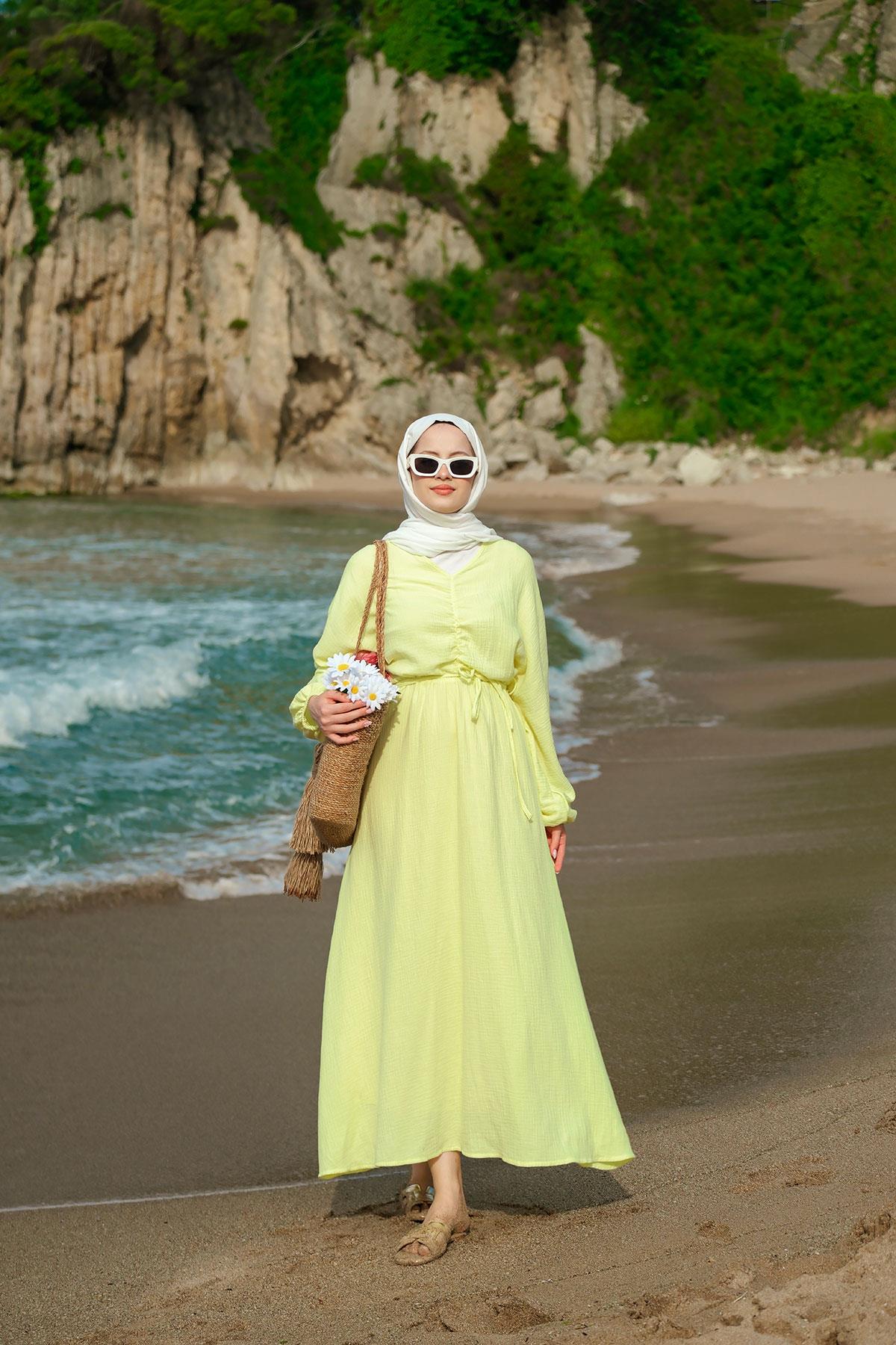 Olivia Elbise Sarı