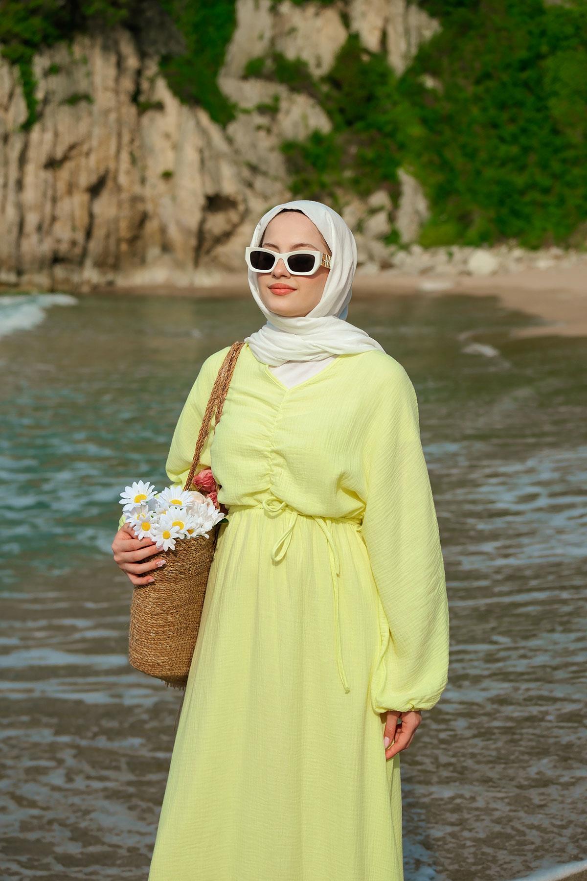 Olivia Elbise Sarı