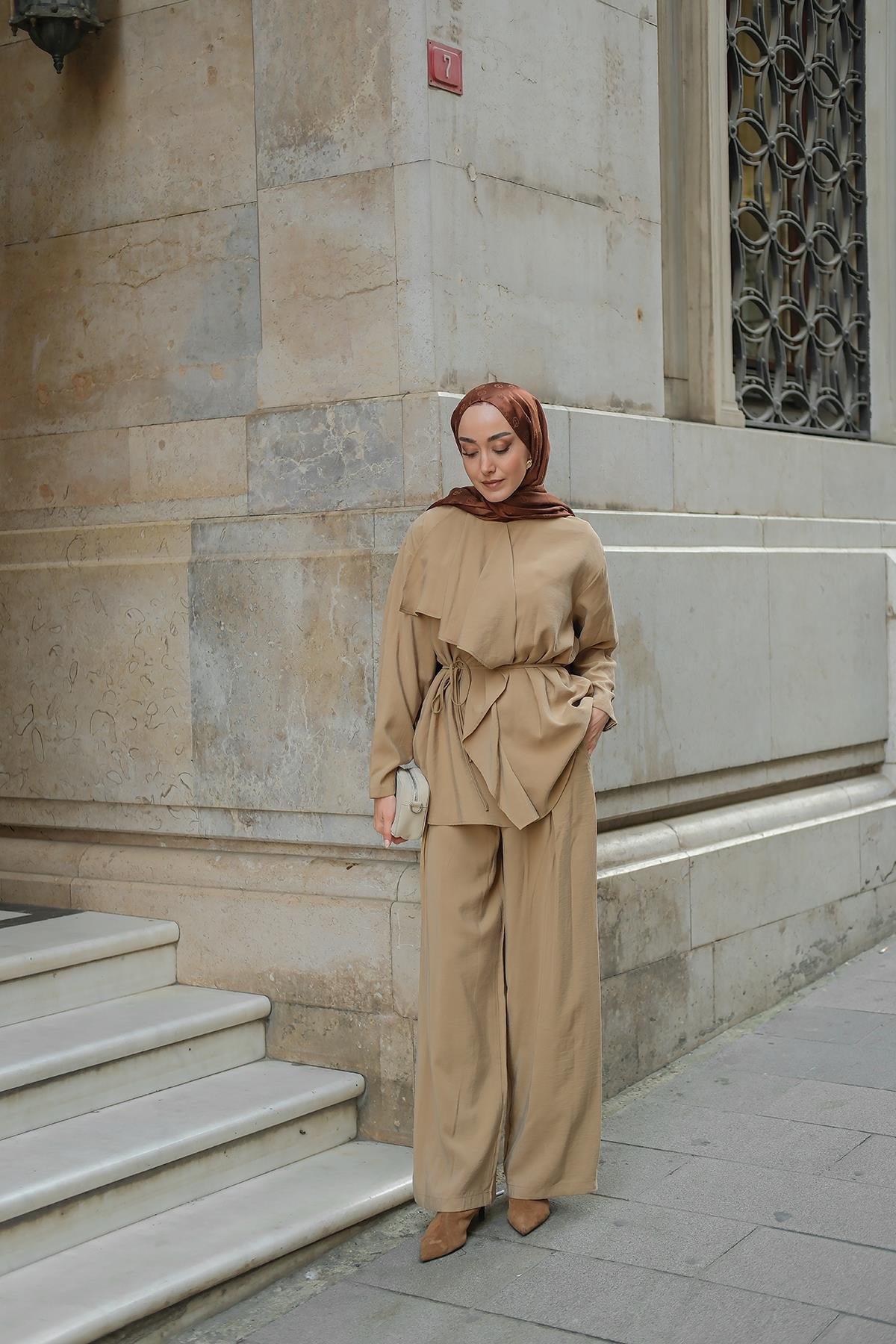 Ön Büzgülü İkili Takım Vizon