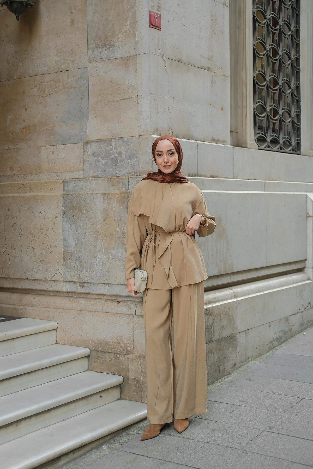 Ön Büzgülü İkili Takım Vizon