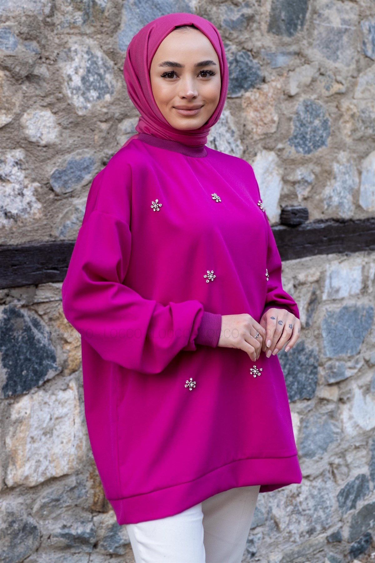 Uygun Fiyatlı ONU TAS DETAY SEWAT FUSYA | Loccomoda.com 