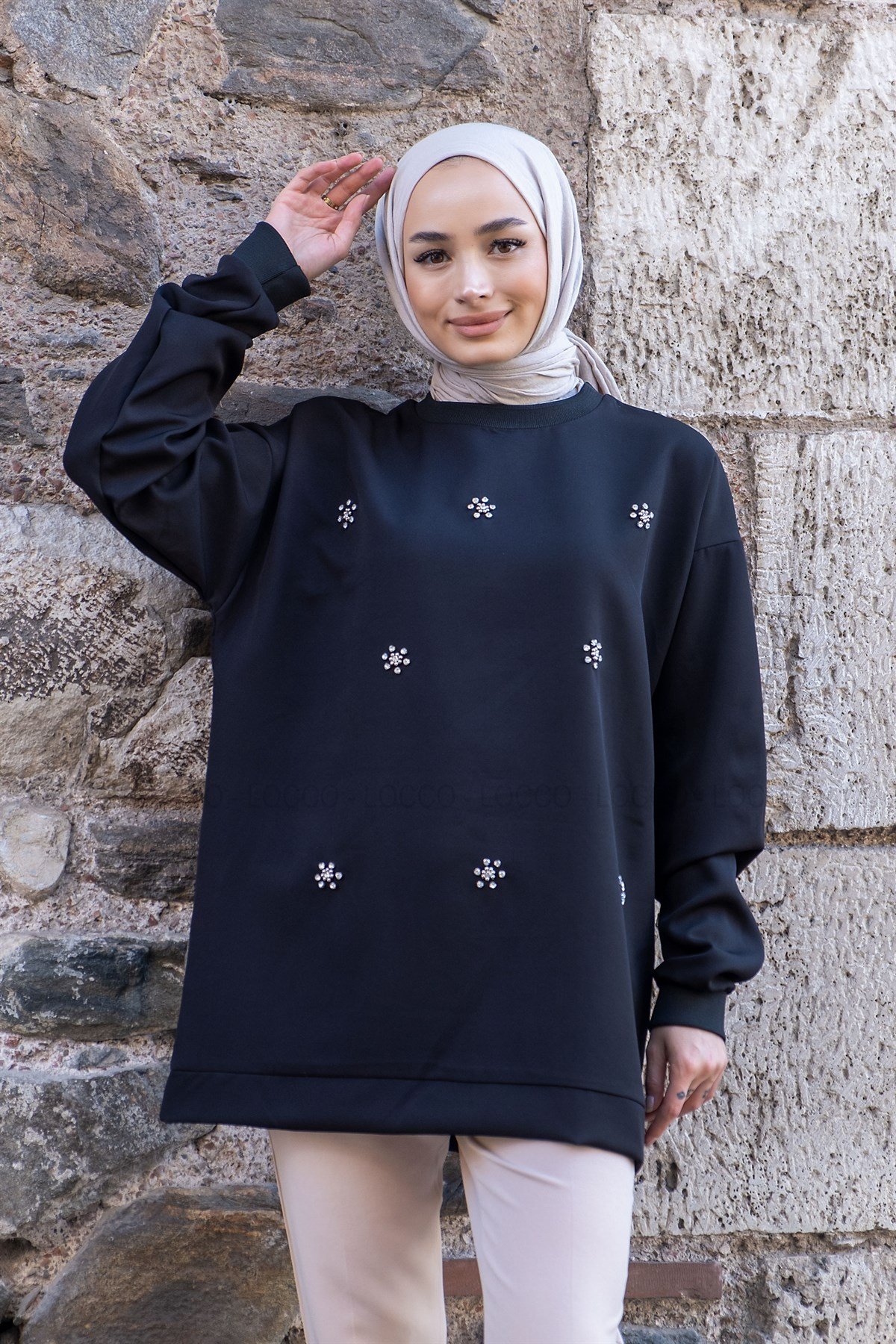 Uygun Fiyatlı ONU TAS DETAY SEWAT SIYAH | Loccomoda.com 