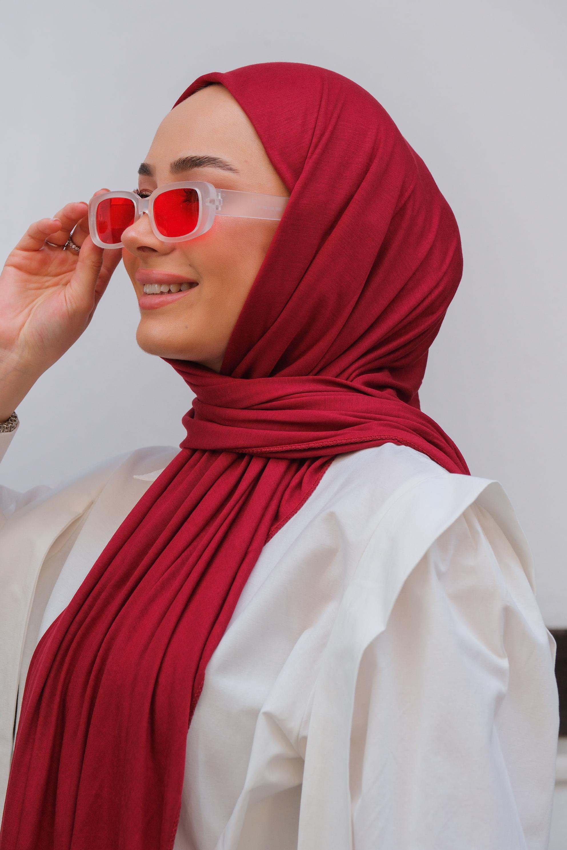 Penye Şal Bordo