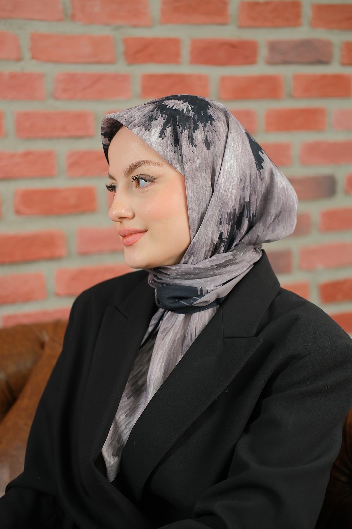 Prizma Soft Şal Siyah