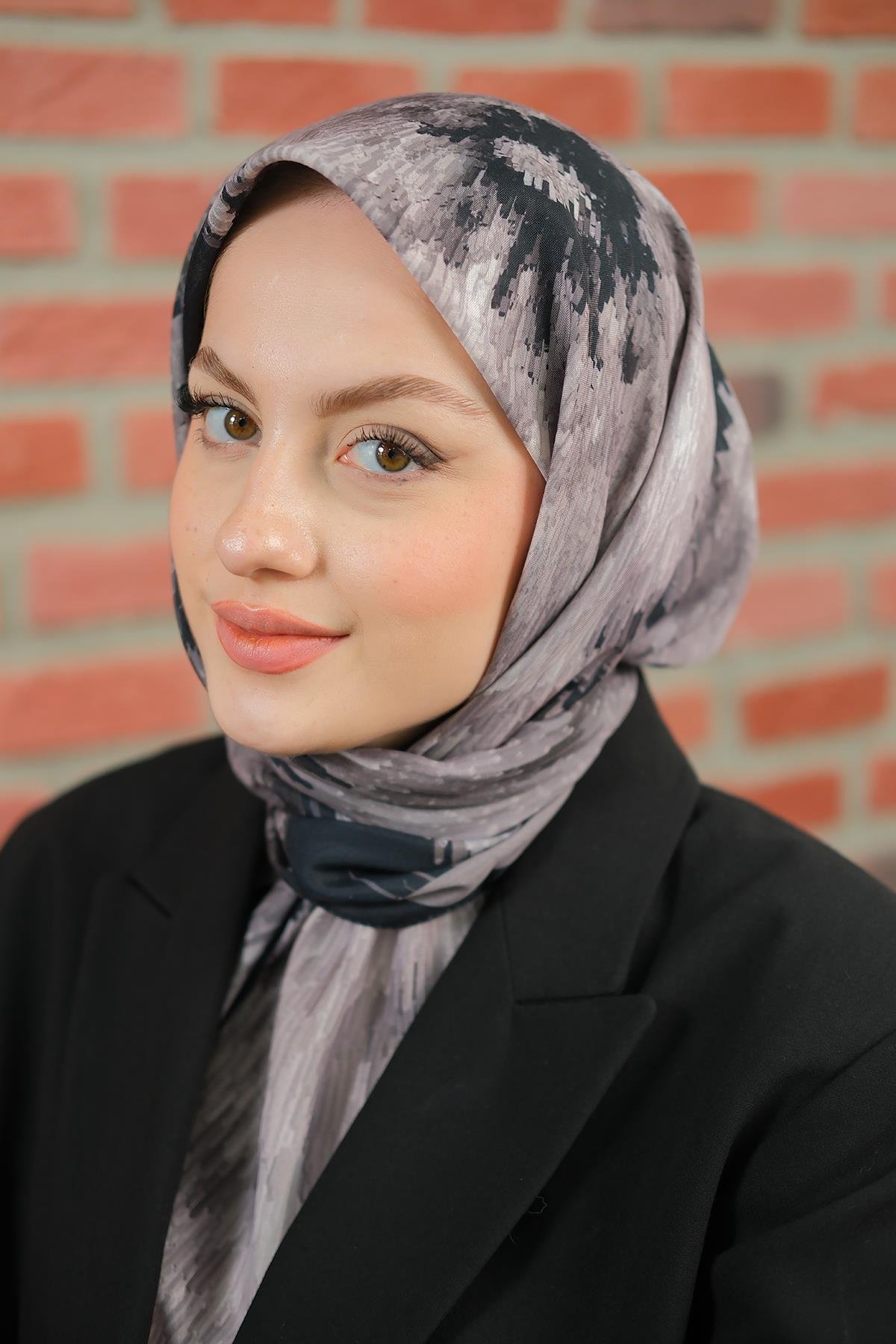 Prizma Soft Şal Siyah