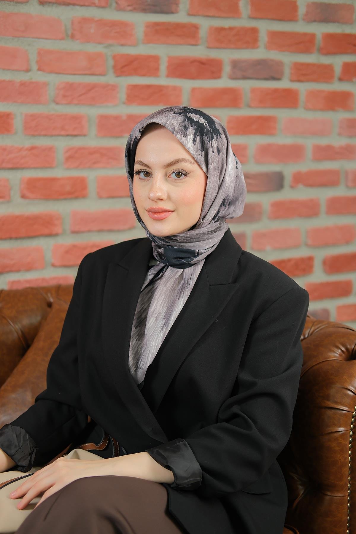 Prizma Soft Şal Siyah