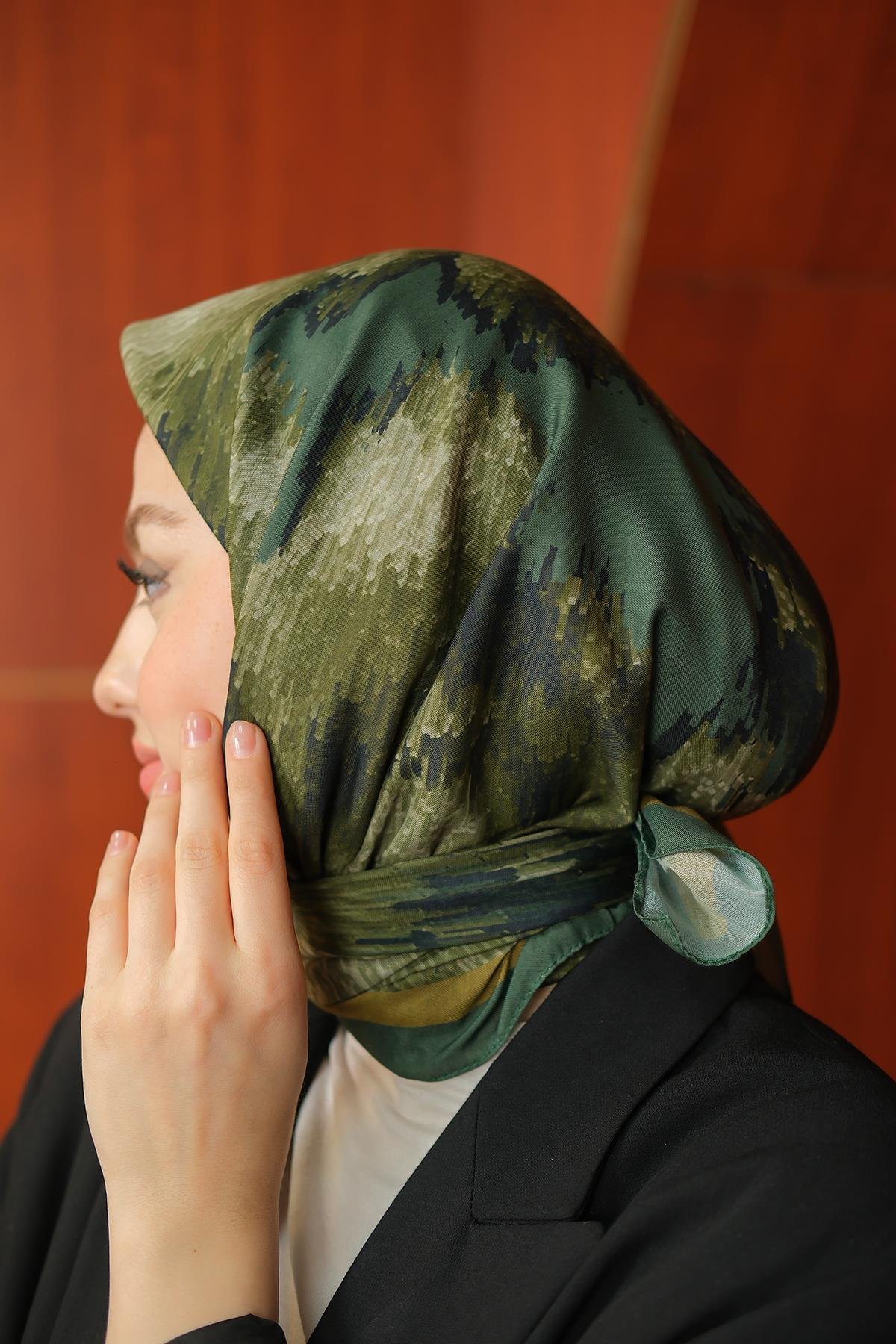 Prizma Soft Şal Yeşil