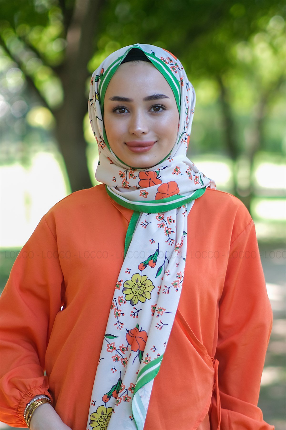 Uygun Fiyatlı PULUM CICEGI SAL YESIL | Loccomoda.com 