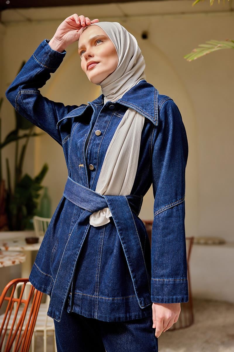 Richard Bel Bağlamalı Takım Koyu Mavi