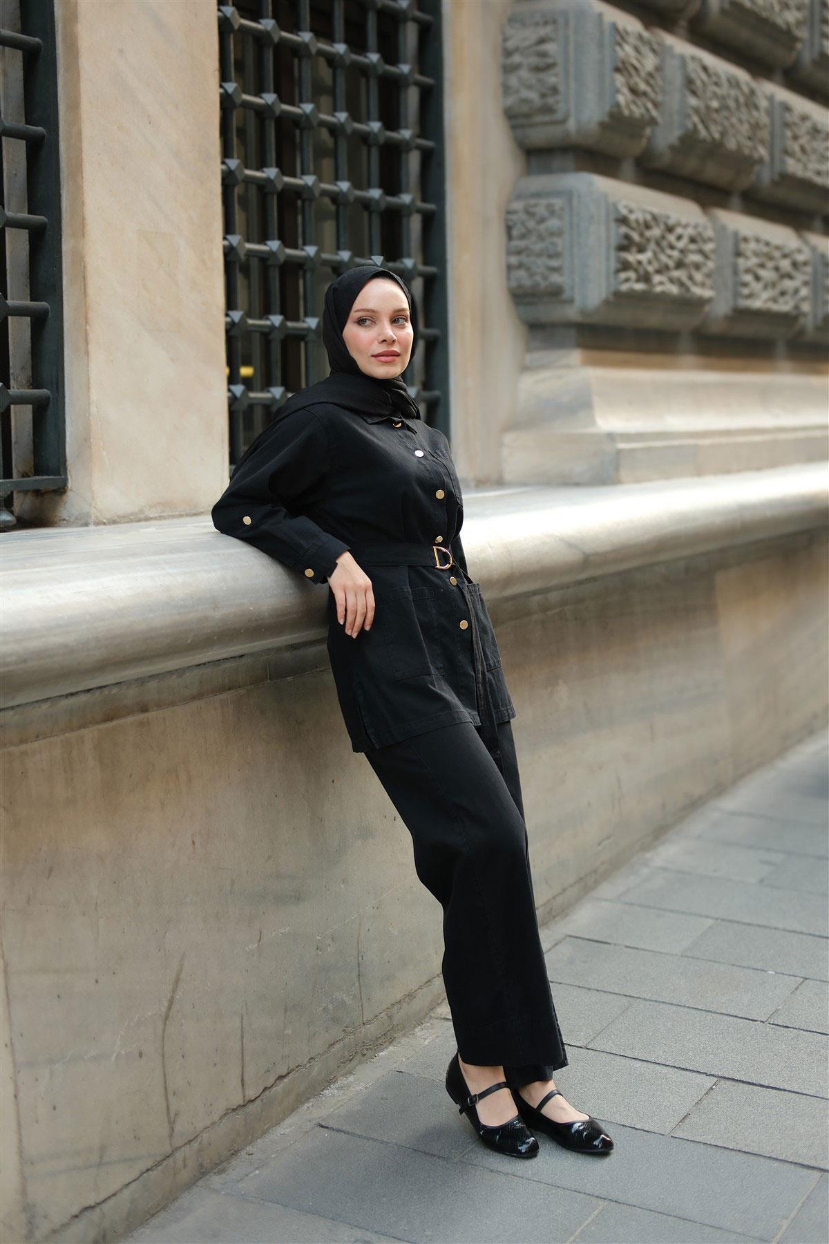 Rins Yıkama İkili Takım Siyah