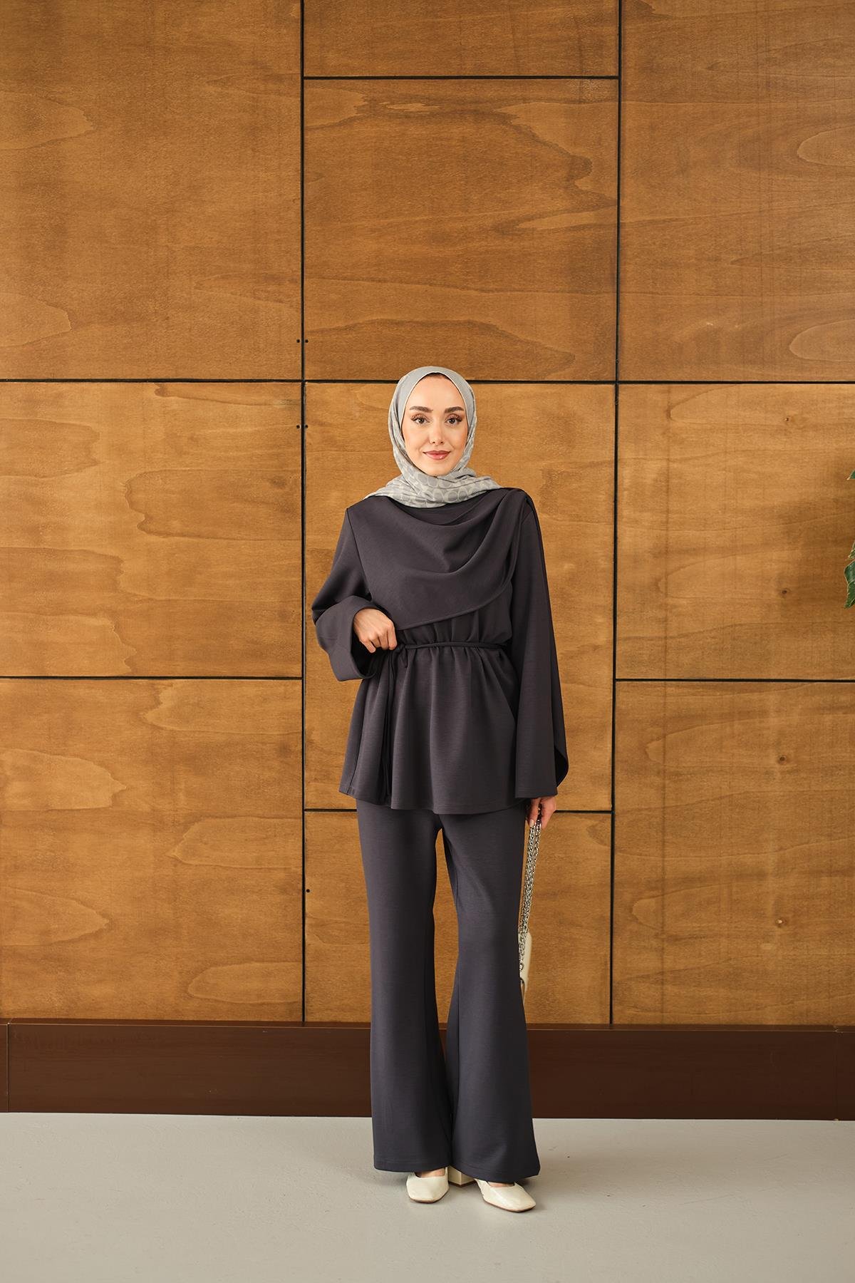 Şal Detay Takım Füme