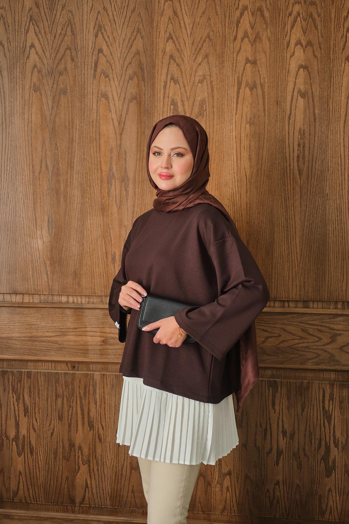 Salaş Düz Body Kahverengi