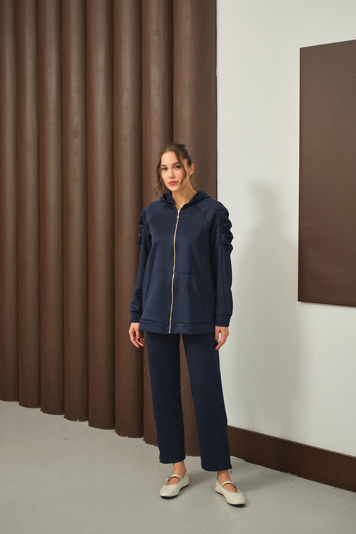 Scuba Kolu İpli Takım  Lacivert