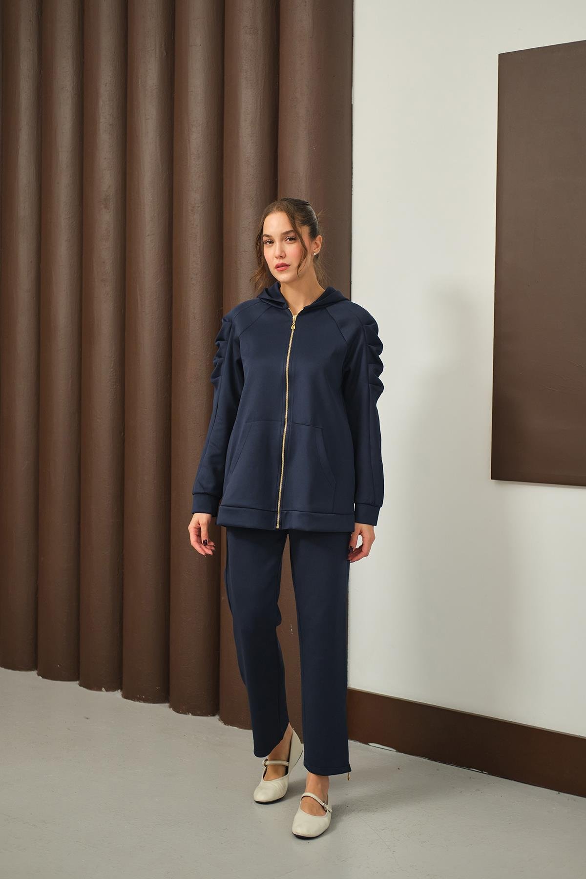 Scuba Kolu İpli Takım  Lacivert