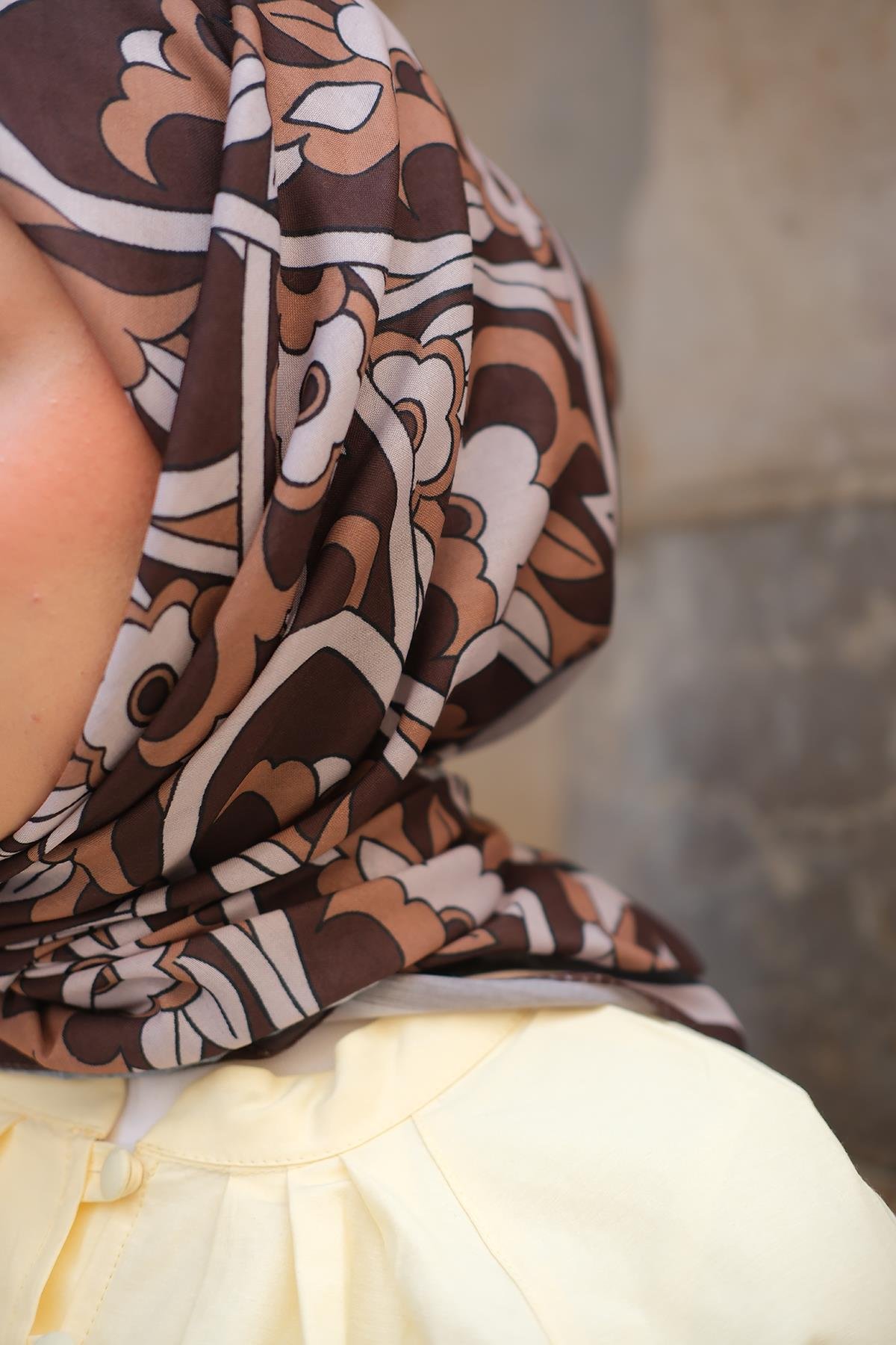 Soft Eşarp  Acı Kahve