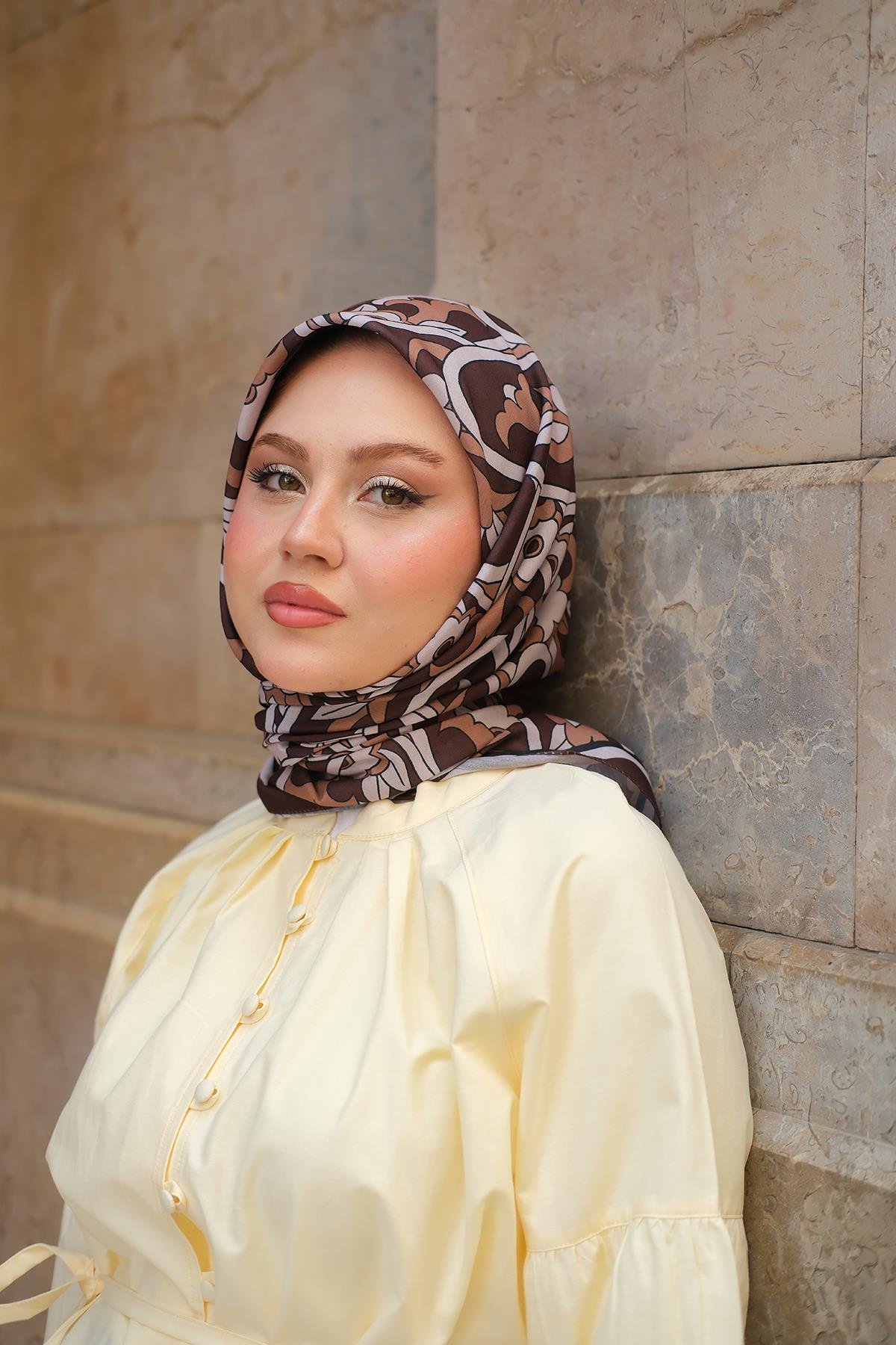 Soft Eşarp  Acı Kahve