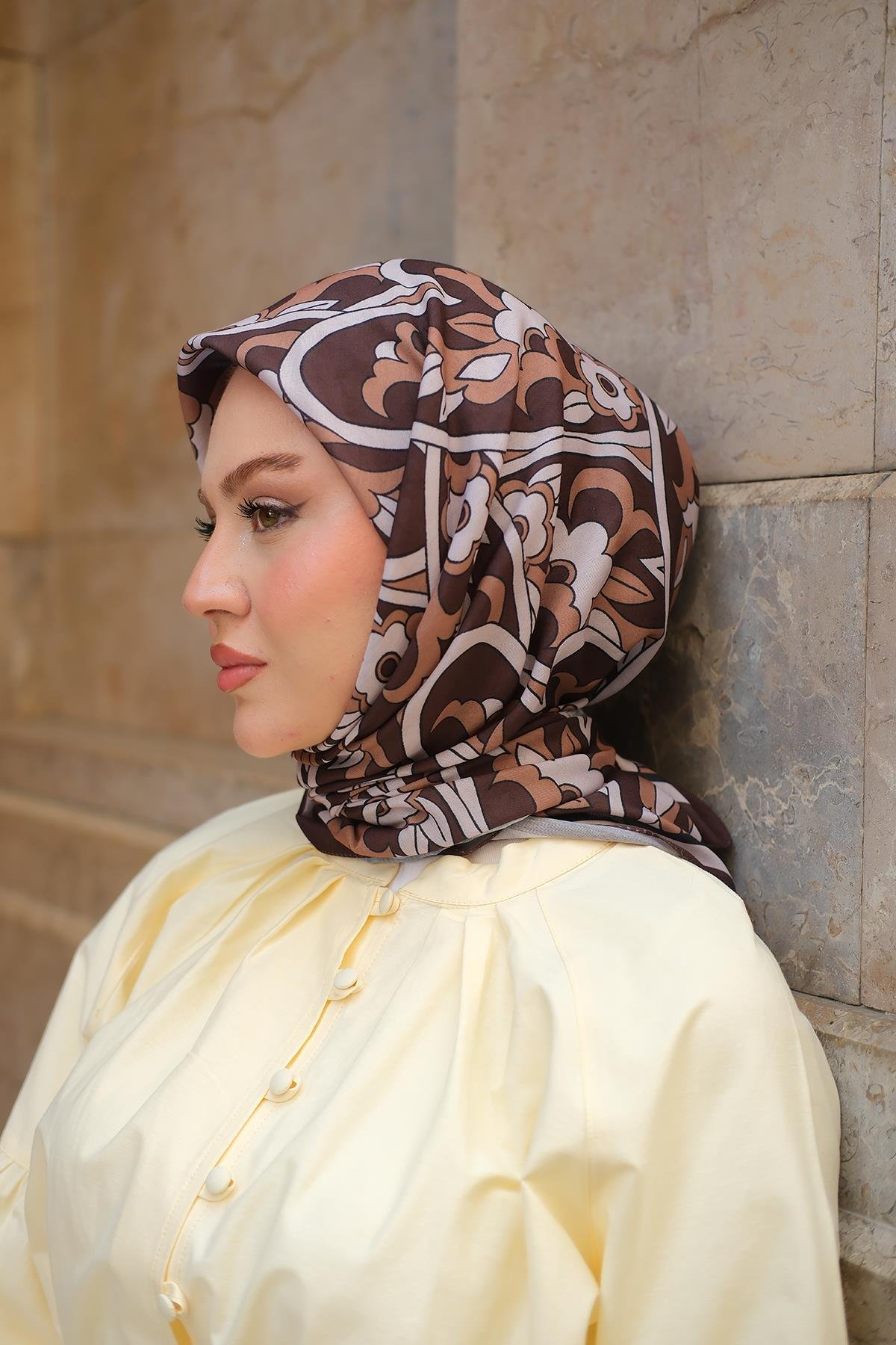 Soft Eşarp  Acı Kahve