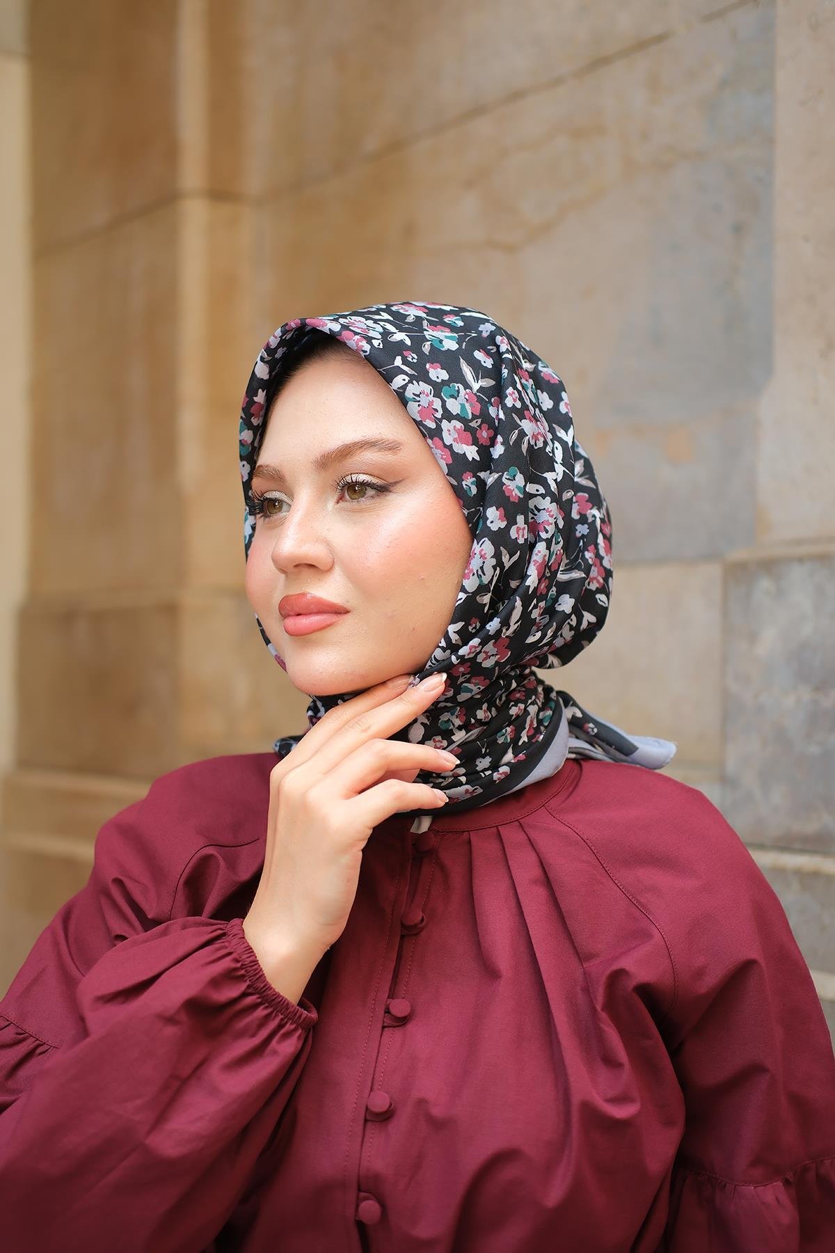 Soft Eşarp  Füme