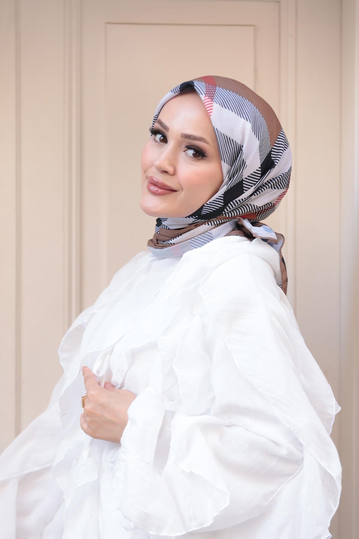 Soft Eşarp  Kahverengi