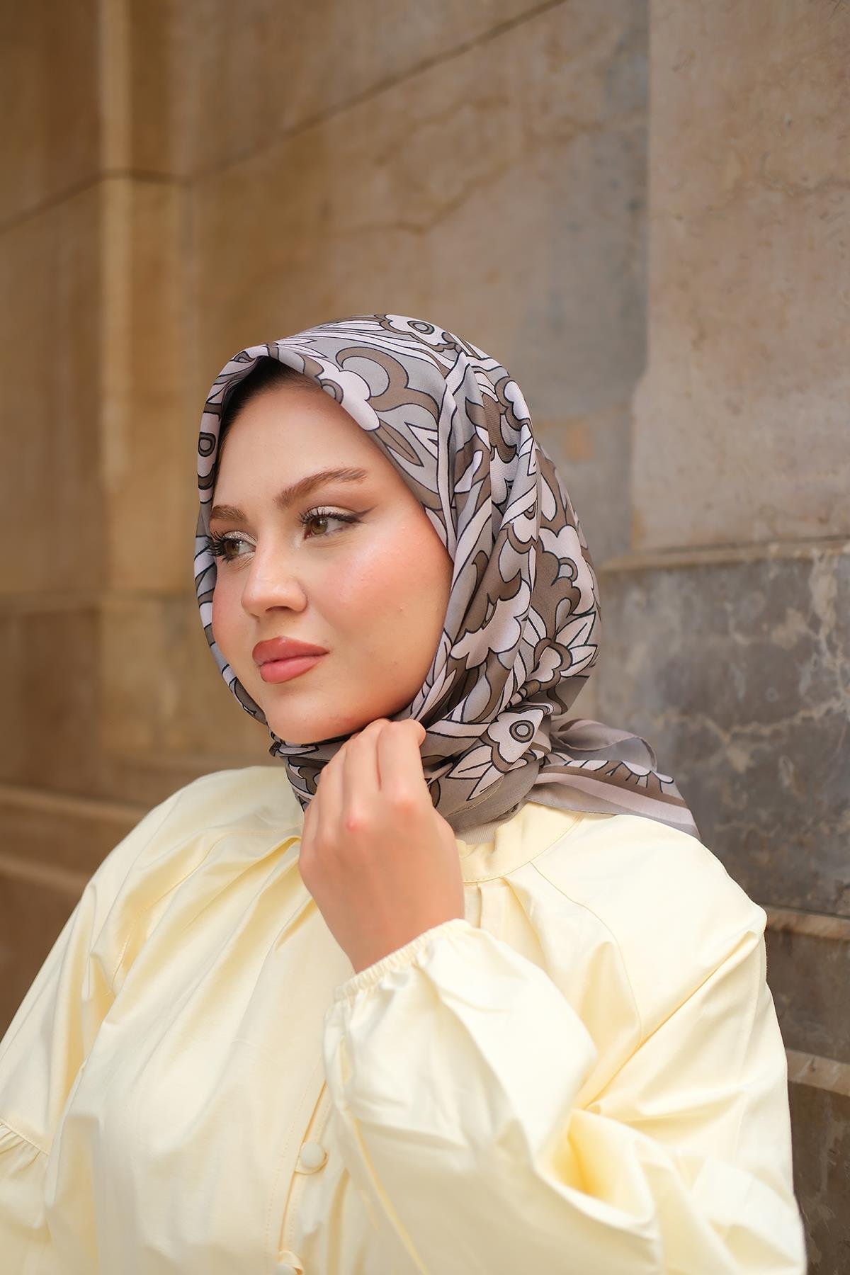 Soft Eşarp  Küf Yeşil