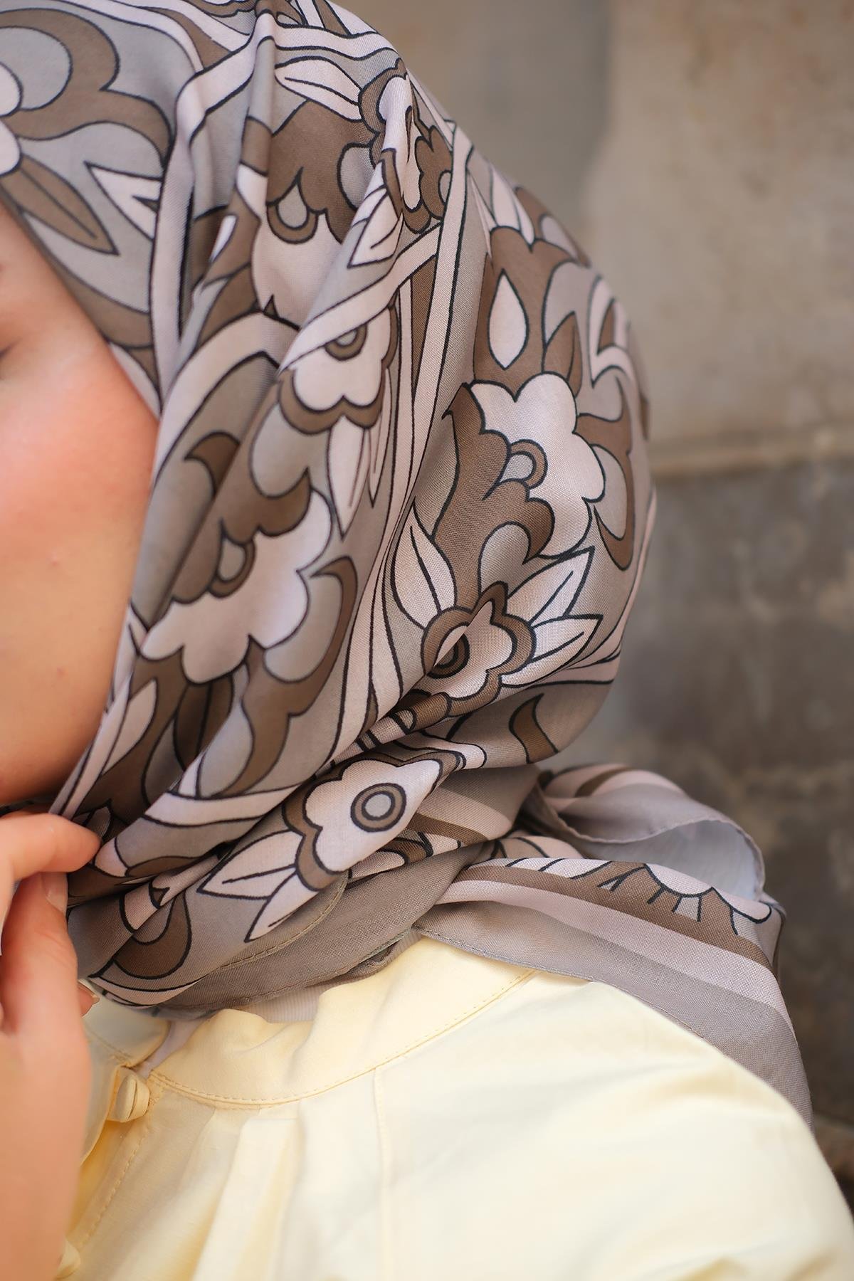 Soft Eşarp  Küf Yeşil