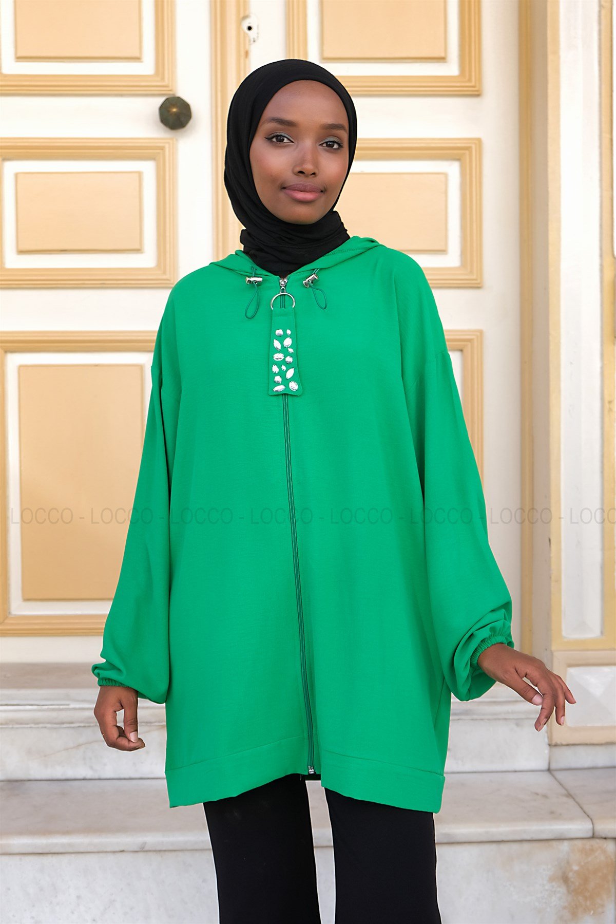 Uygun Fiyatlı TAS DETAY FERMUARLI HIRKA | Loccomoda.com 