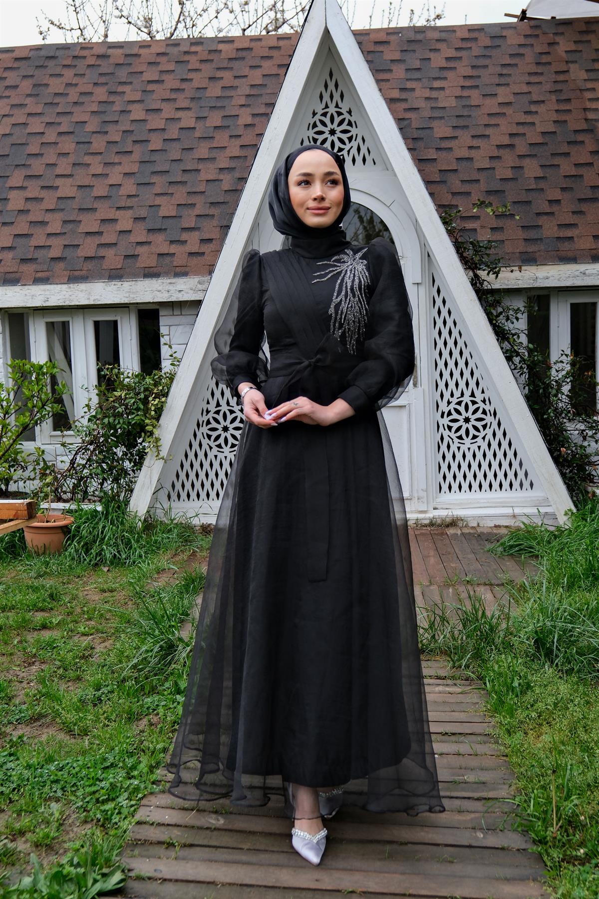 TAS ISLEMELI TUL ABIYE SIYAH