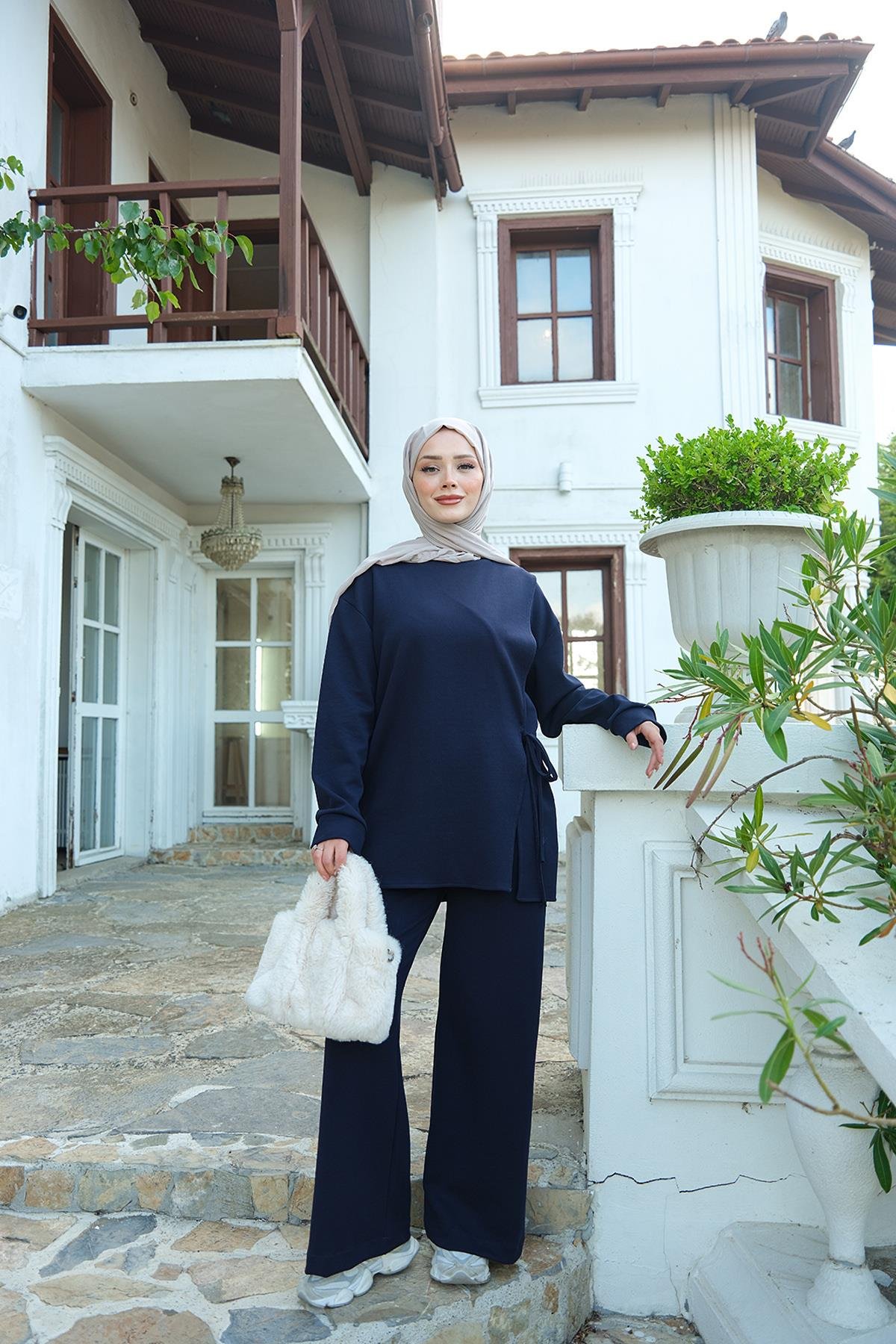 Yandan Bağlamalı Takım Lacivert