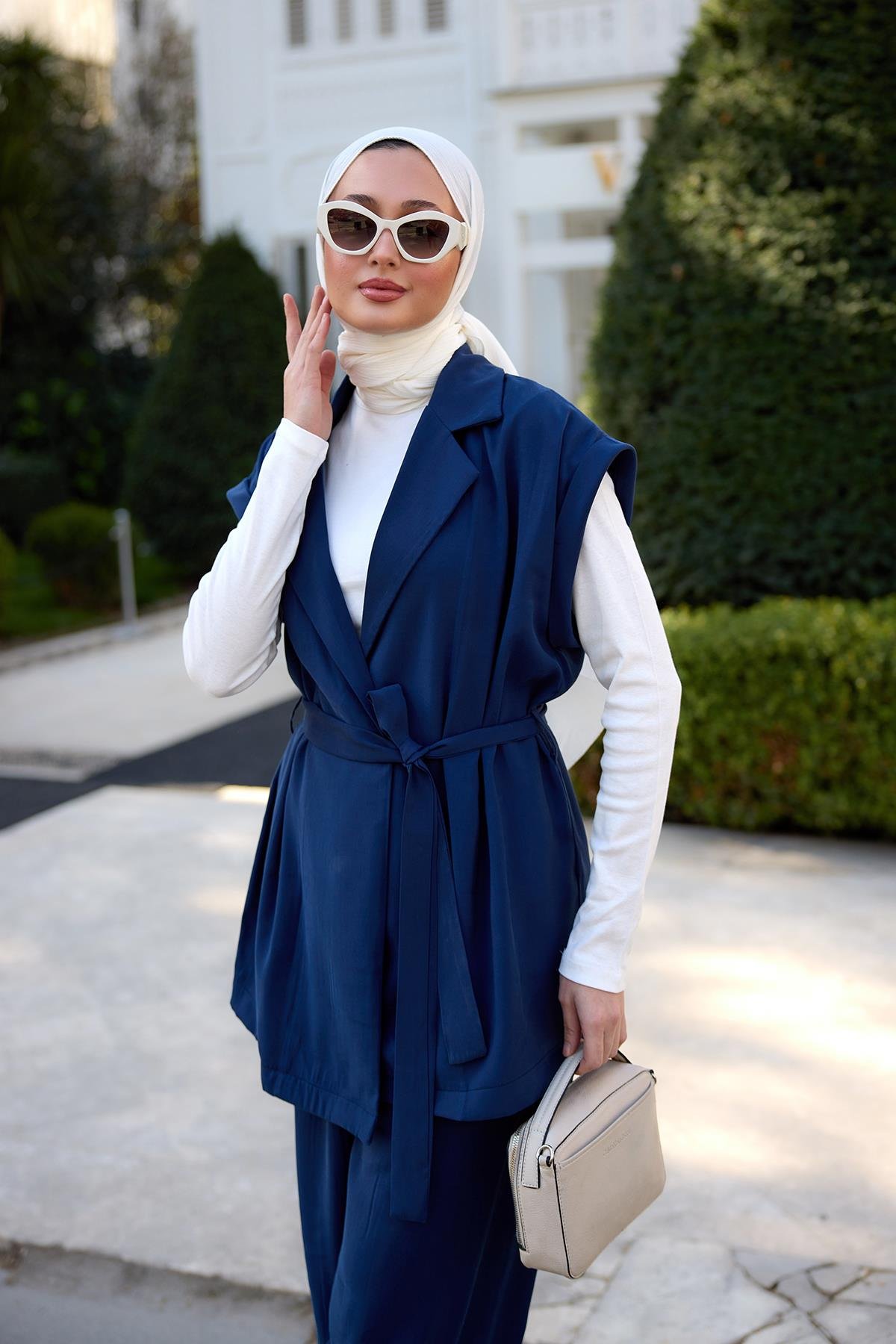 Yelekli Modal Takım Lacivert