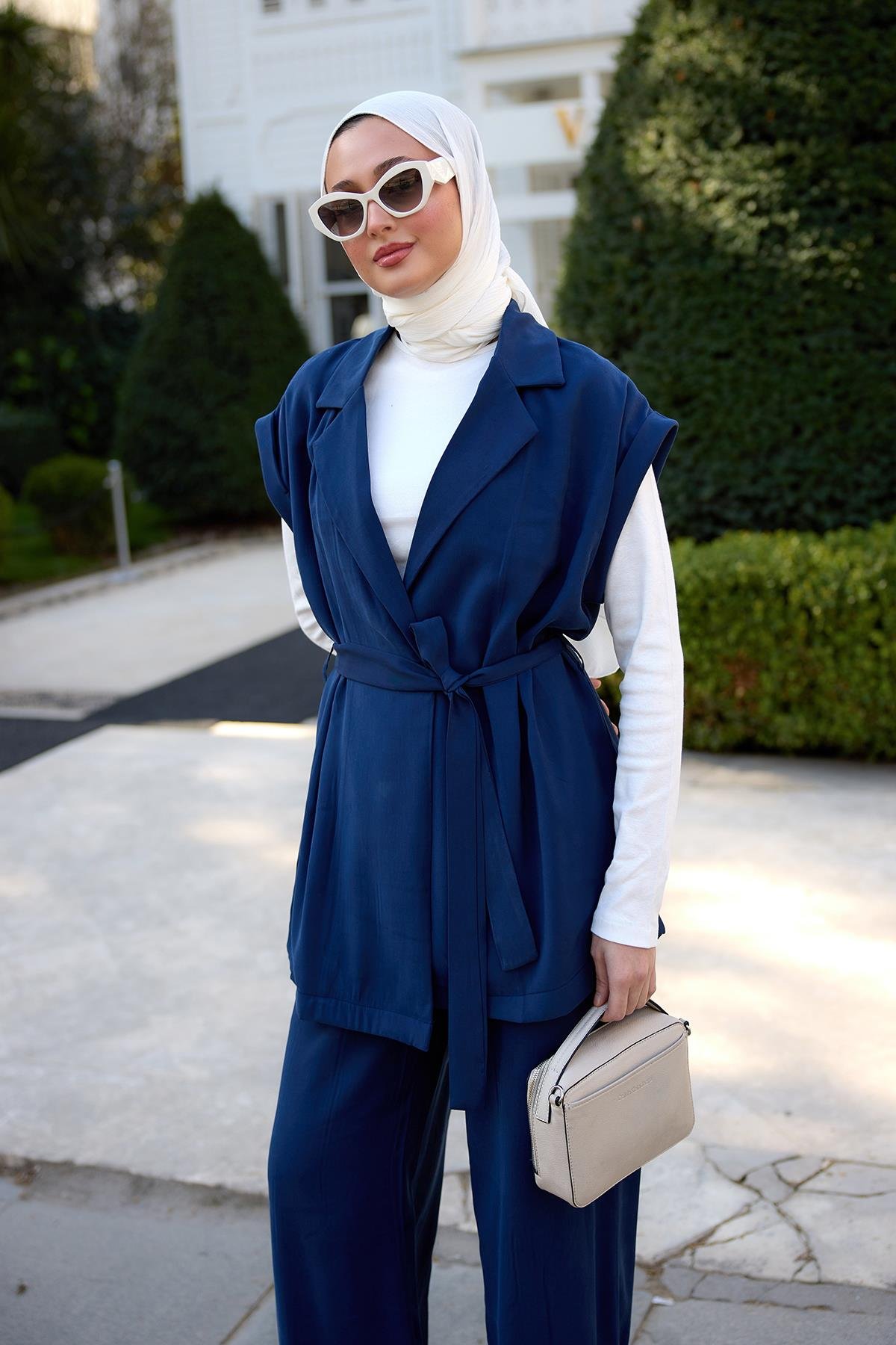 Yelekli Modal Takım Lacivert