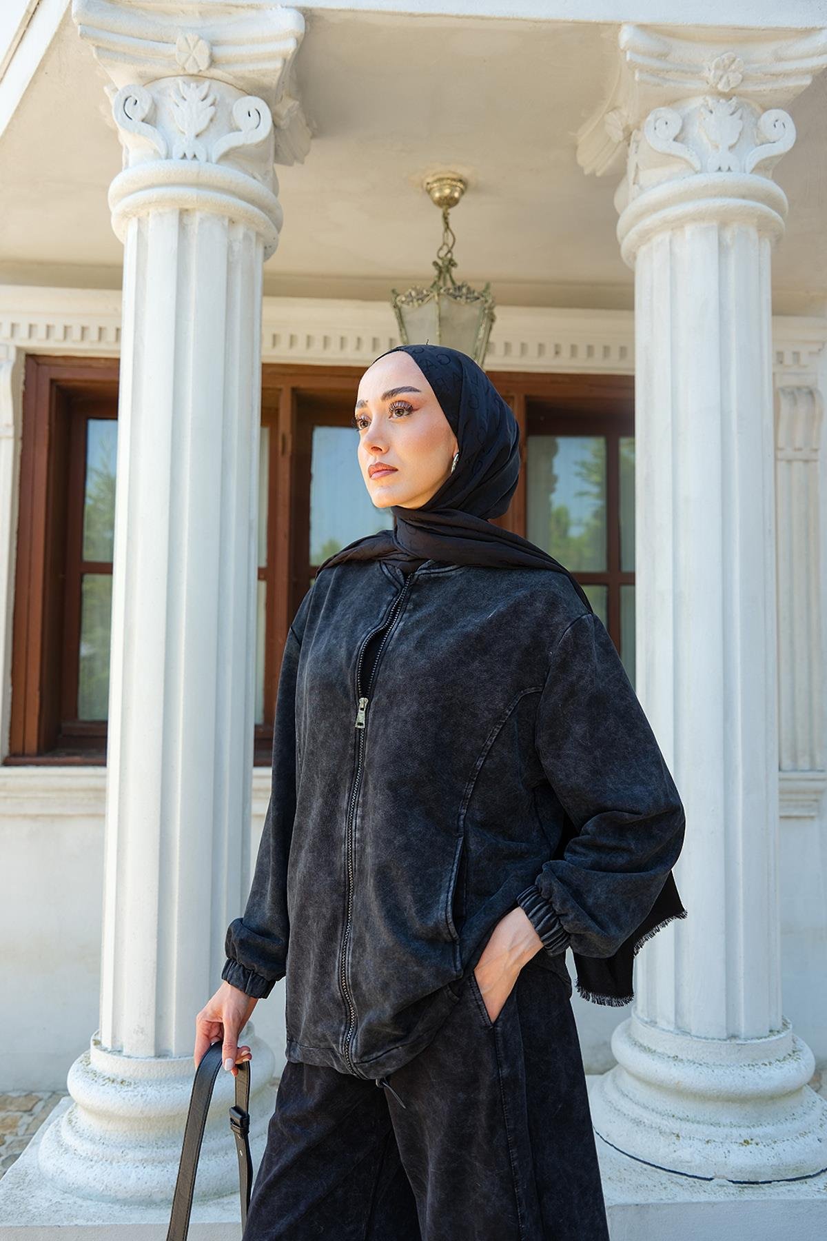 Yıkama Detay İkili Takım Siyah