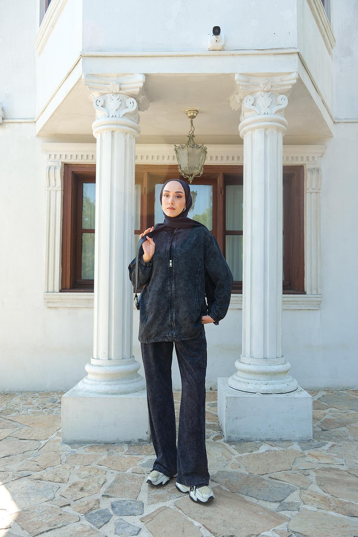 Yıkama Detay İkili Takım Siyah