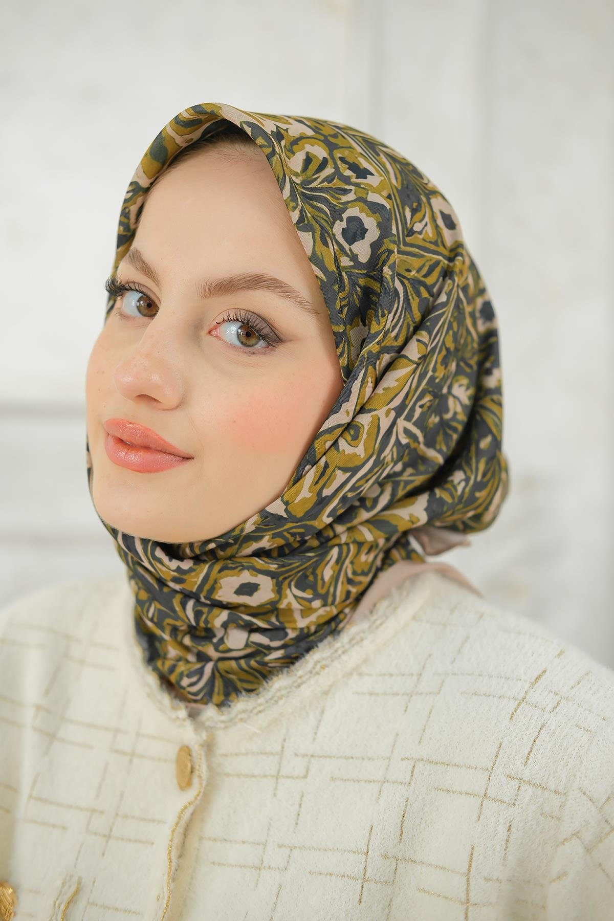 Yonca Soft Eşarp Bej