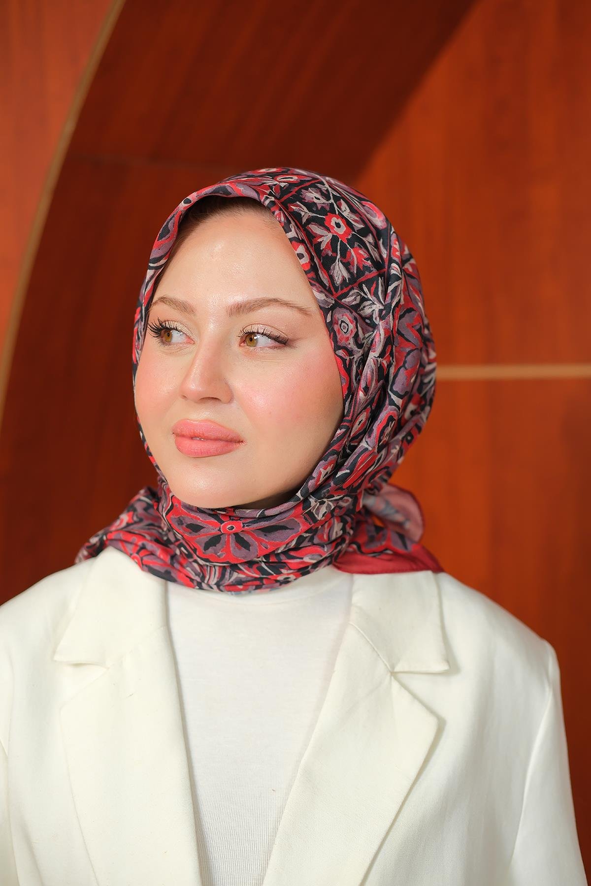 Yonca Soft Eşarp Bordo