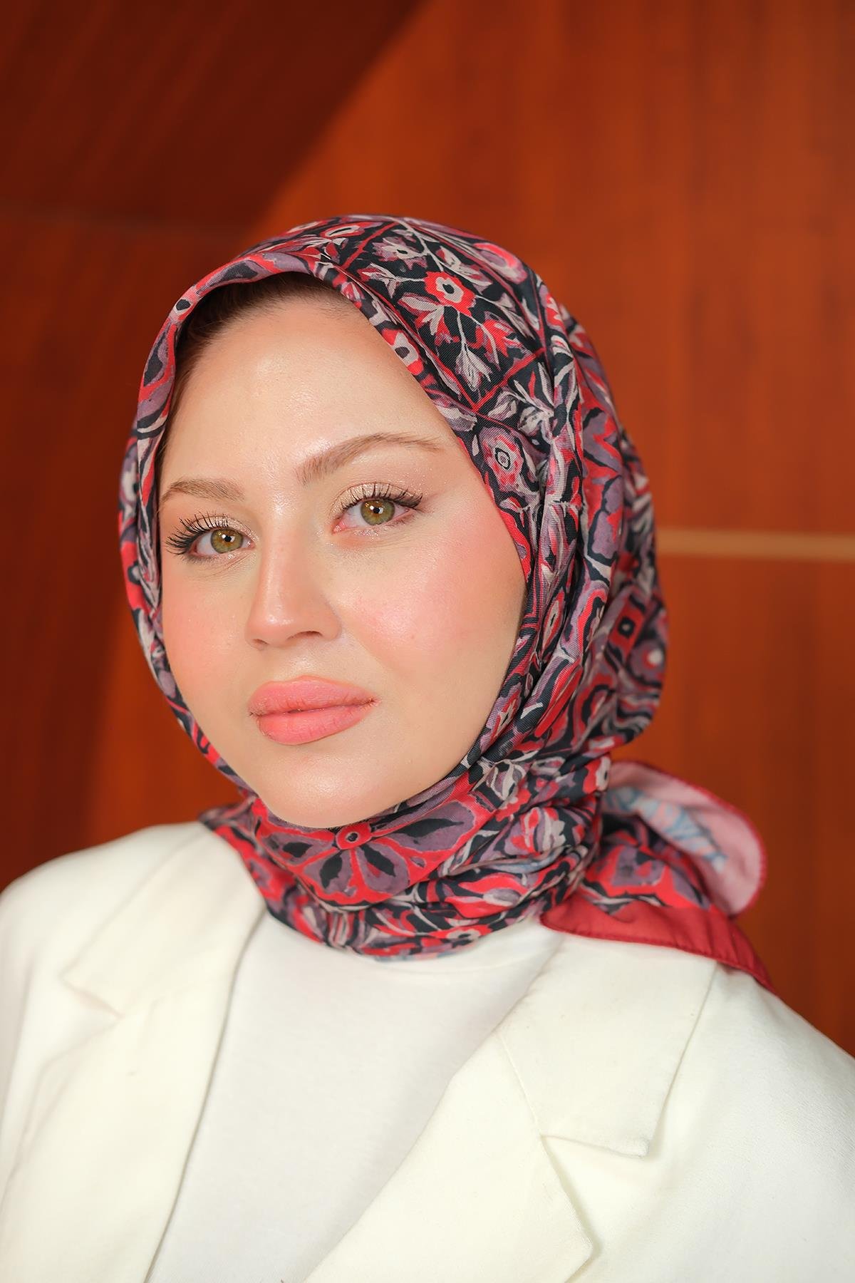 Yonca Soft Eşarp Bordo