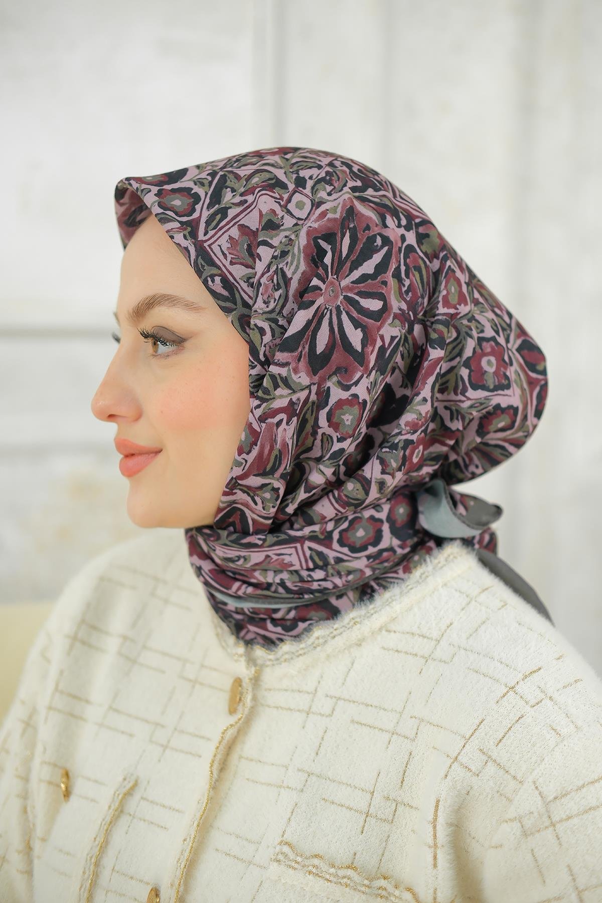 Yonca Soft Eşarp Küf Yeşil