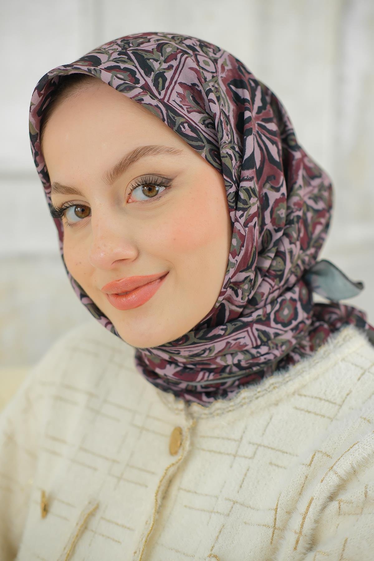 Yonca Soft Eşarp Küf Yeşil