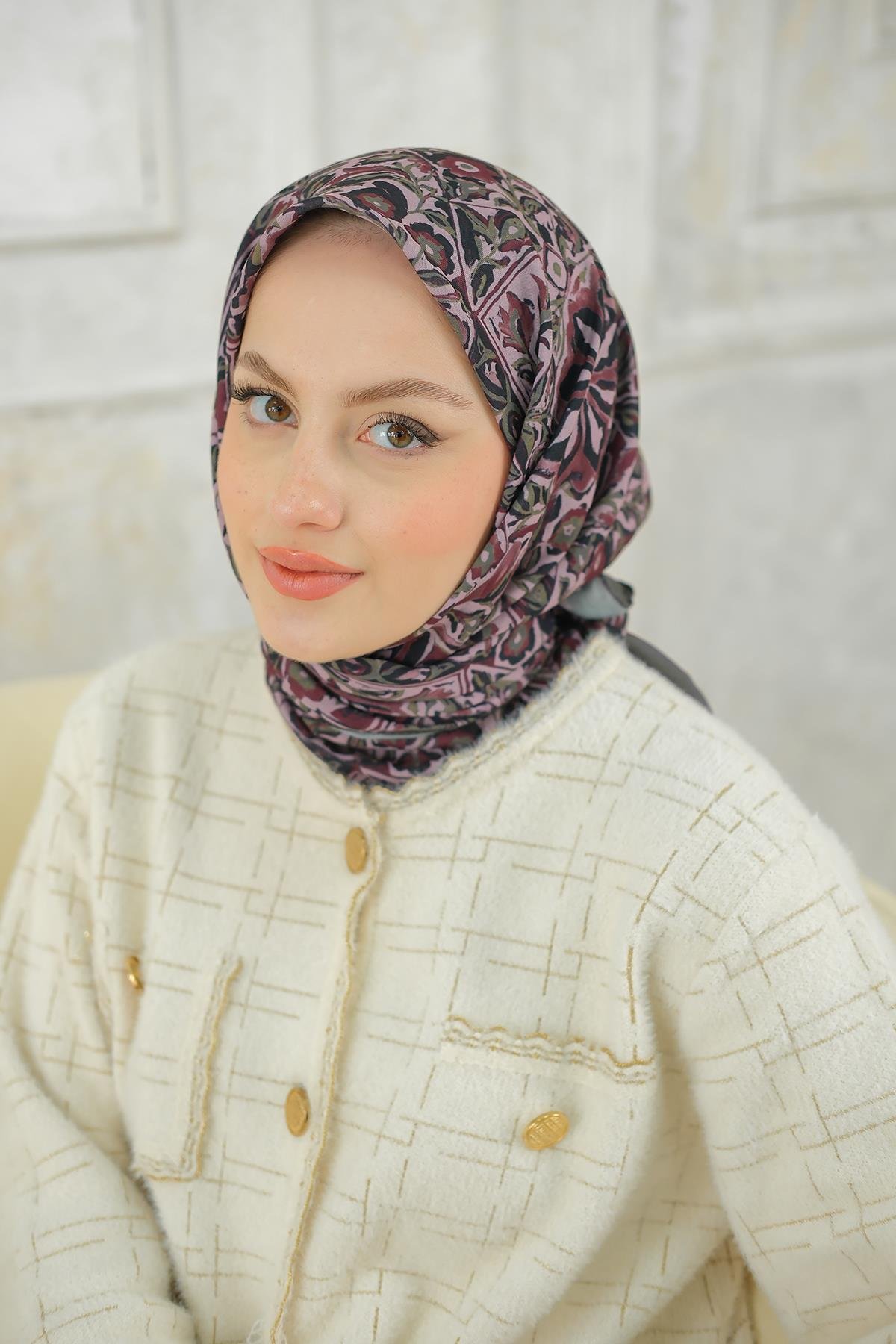 Yonca Soft Eşarp Küf Yeşil