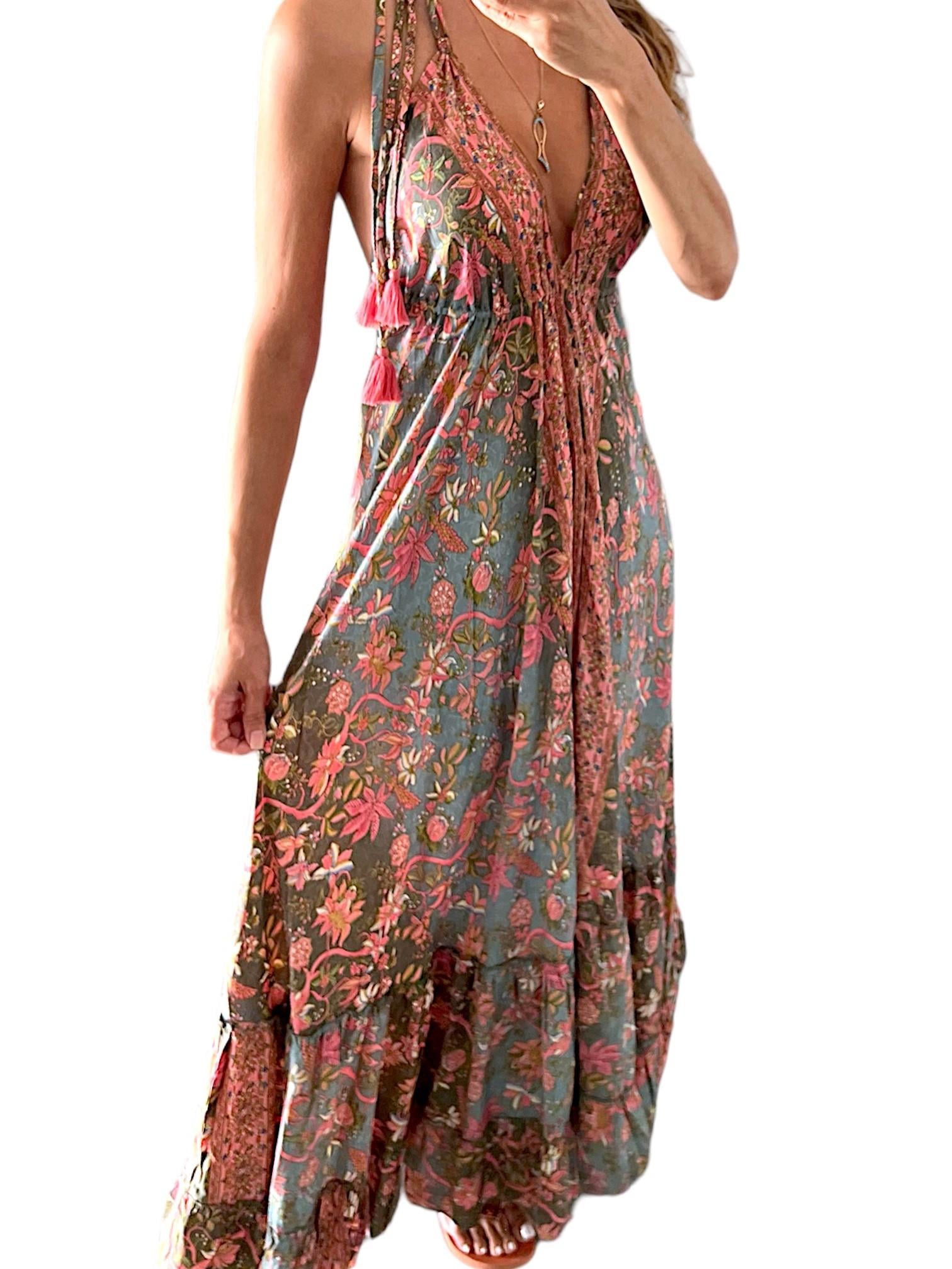 Boho İpek Elbise